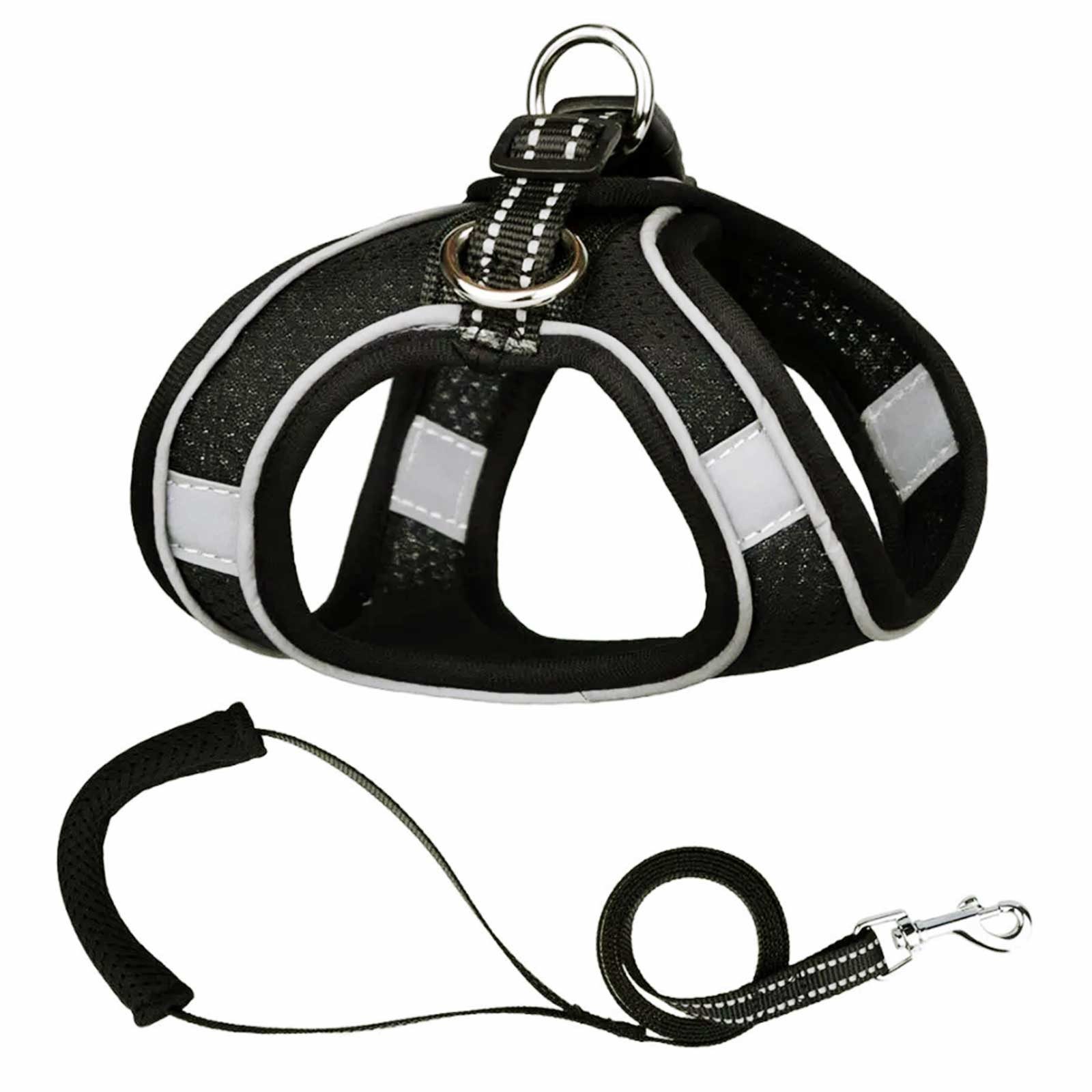 Monkimau Hunde-Geschirr Geschirr für Hund und Katze mit Leine - XXXS in sch günstig online kaufen