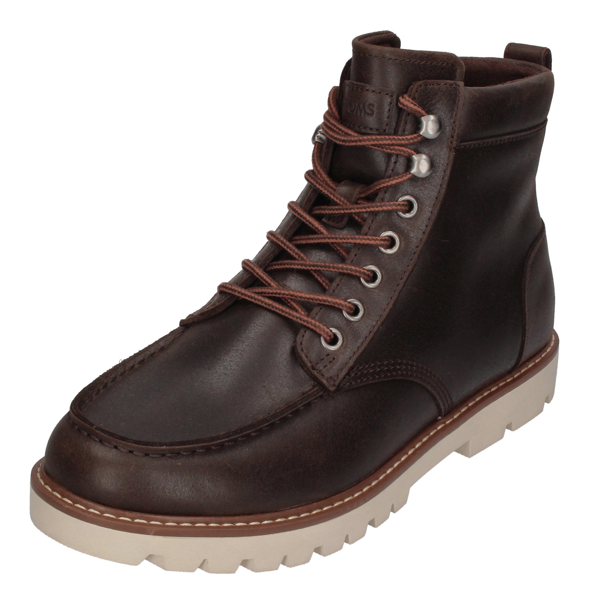 TOMS Palomar Schnürboots Dark Brown