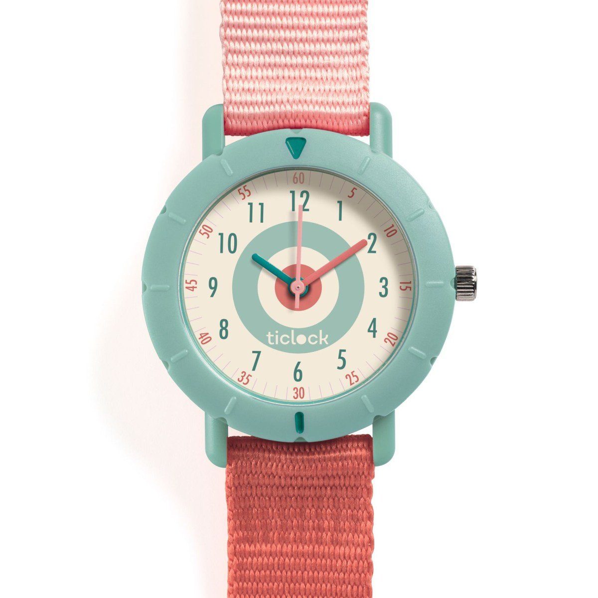 DJECO Quarzuhr Armbanduhr drehbare Lünette Kinderuhr inkl. Batterie