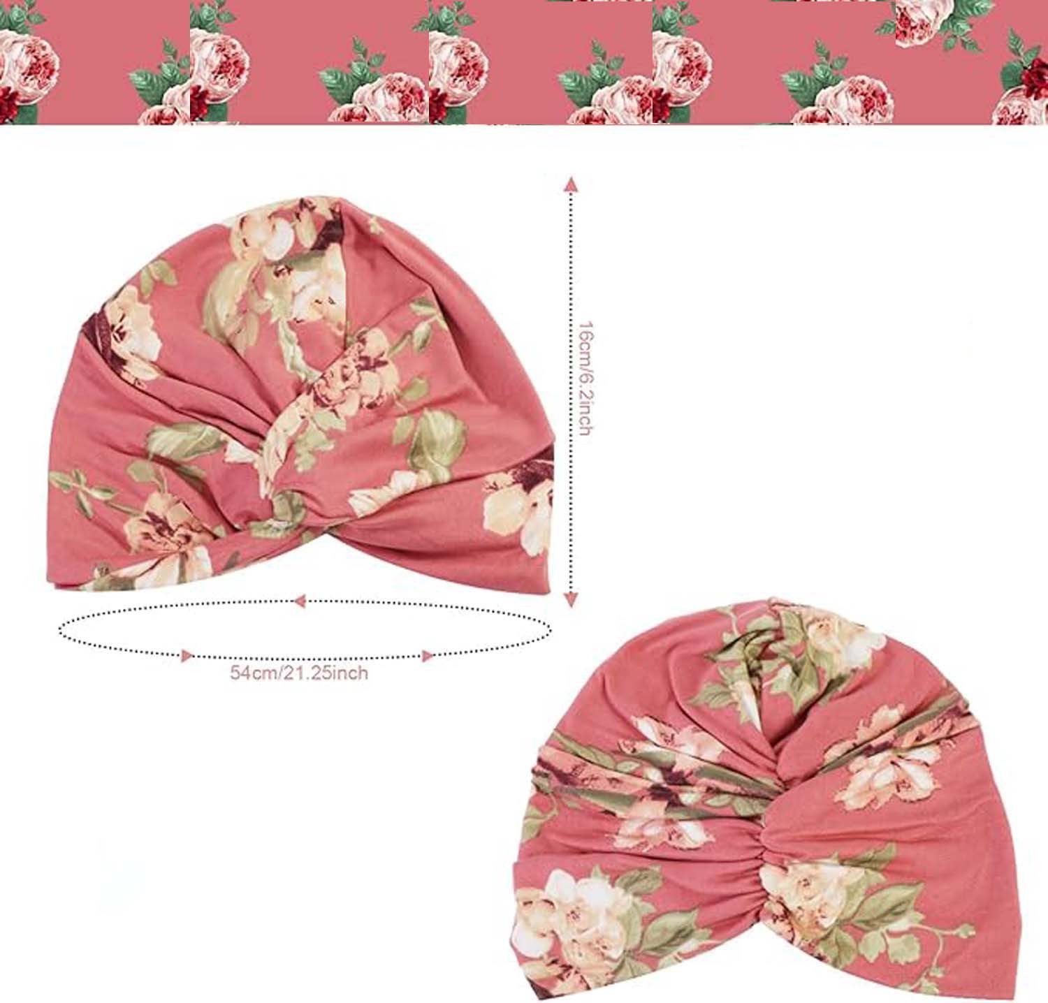 Bextsrack Kopftuch 2 Stücke Frauen Chemo Hüte Turban Damen Beanie