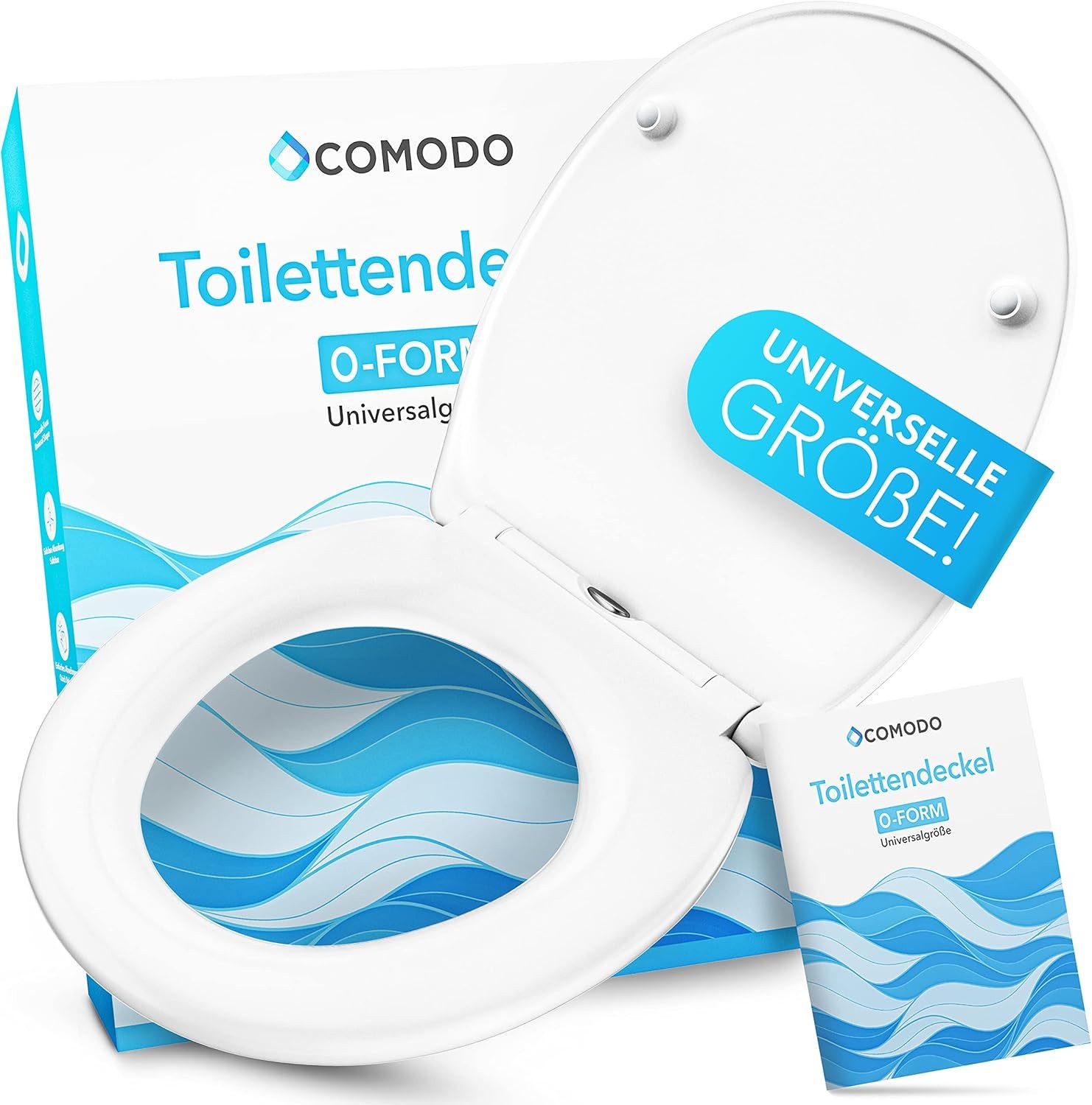 Comodo WC-Sitz Toilettendeckel mit Absenkautomatik und Quick Relaease, O-Fo günstig online kaufen