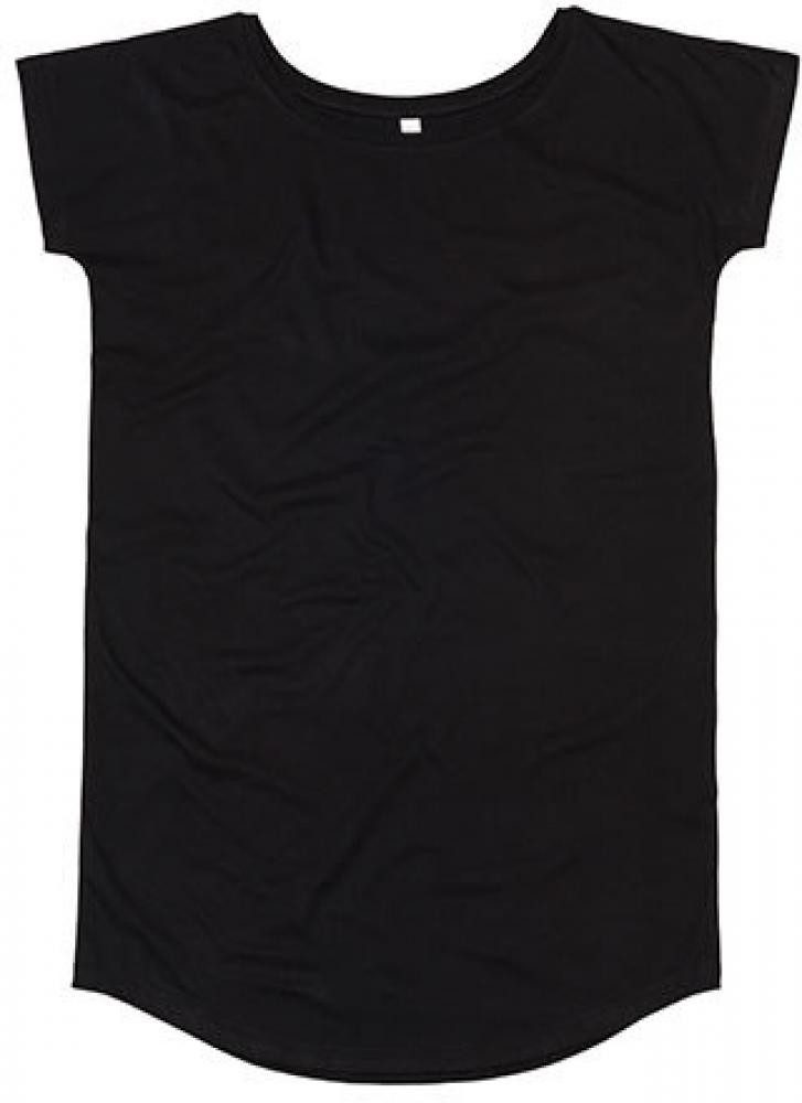 Mantis Rundhalsshirt Damen Loose Fit Dress T-Shirt in Überlänge