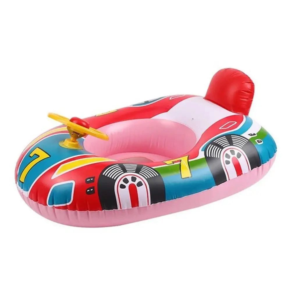 Sport-Knight® Schwimmring Aufblasbarer Schwimmring für Babys & Kleinkinder, mit Lenkrad & Hupe