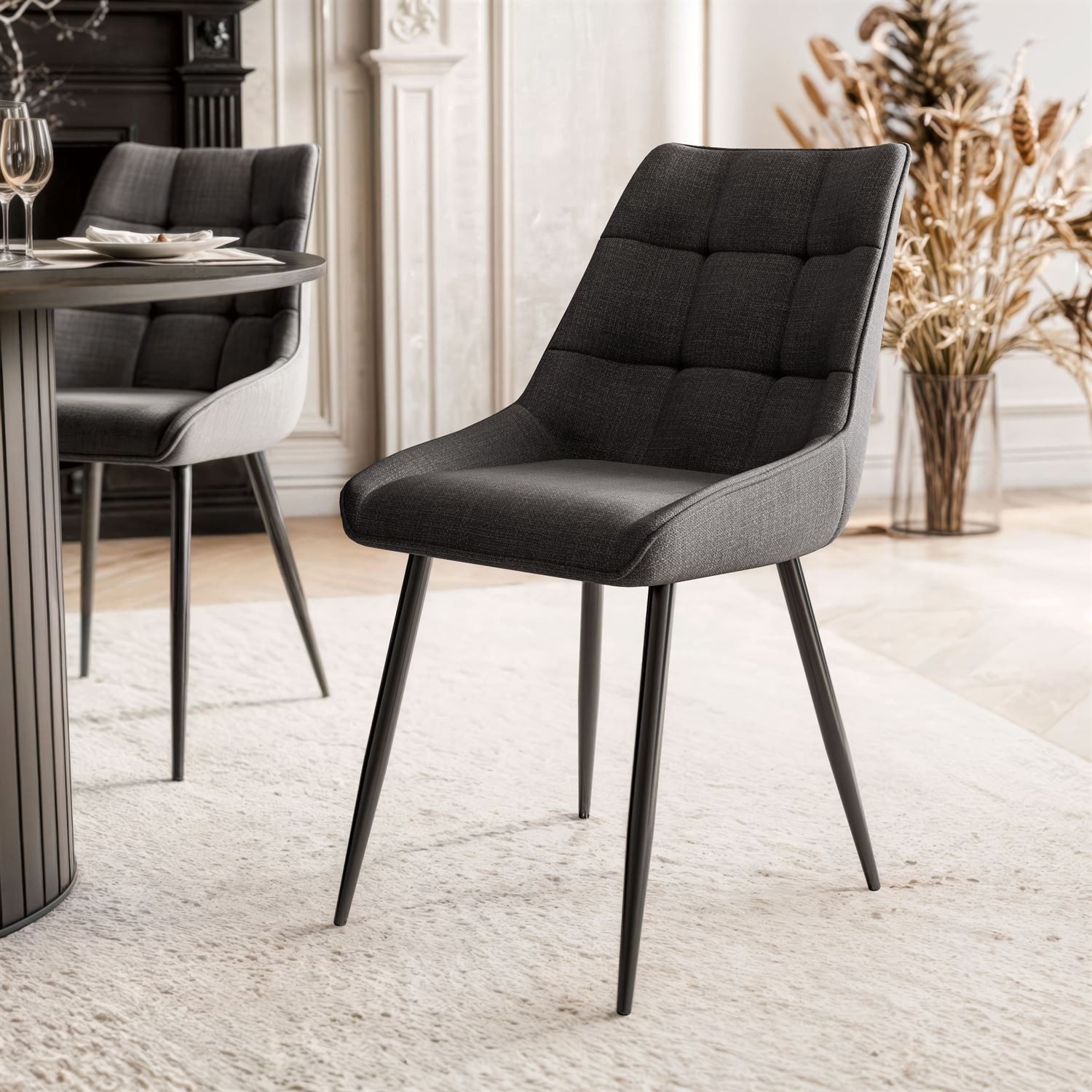 Lookway Polsterstuhl ESME – Eleganter Polsterstuhl günstig online kaufen