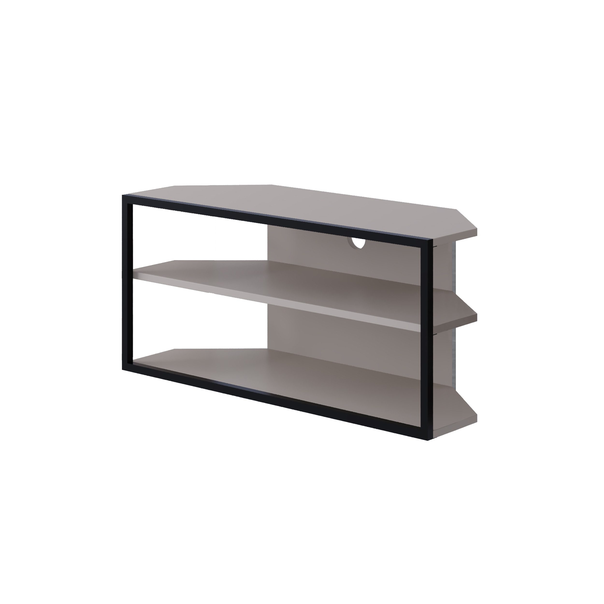 Decortie TV-Ständer ECHO, (bis 40 Zoll, Eck-Fernsehschrank 40 Zoll, 98 x 37 x 45 cm, Metallrahmen)