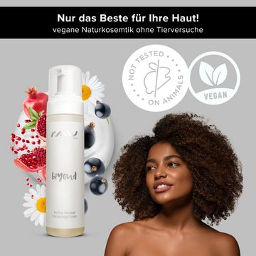 RAU Cosmetics Gesichts-Reinigungsschaum RAU Cosmetics beyond Active Herbal Cleansing Foam, Naturkosmetik