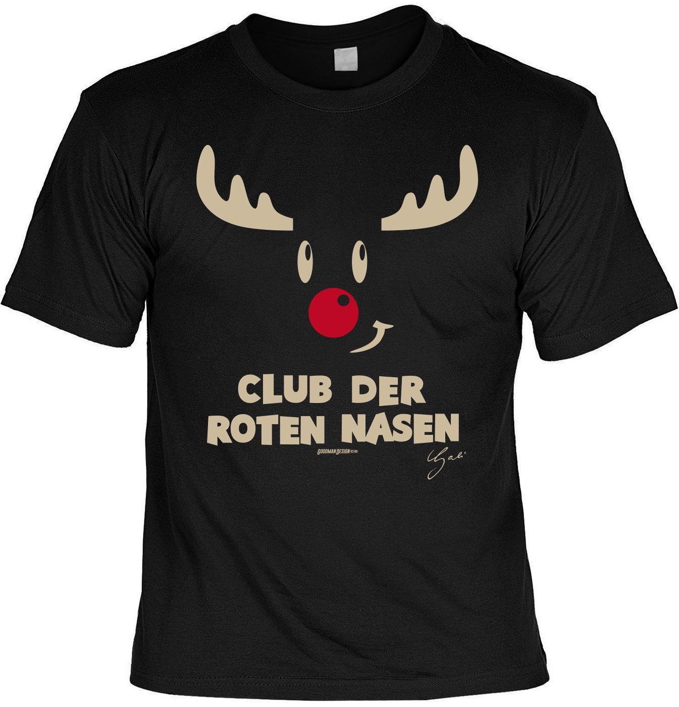 Tini Shirts TShirt »TShirt Weihnachten Comic Motiv Rentier Club