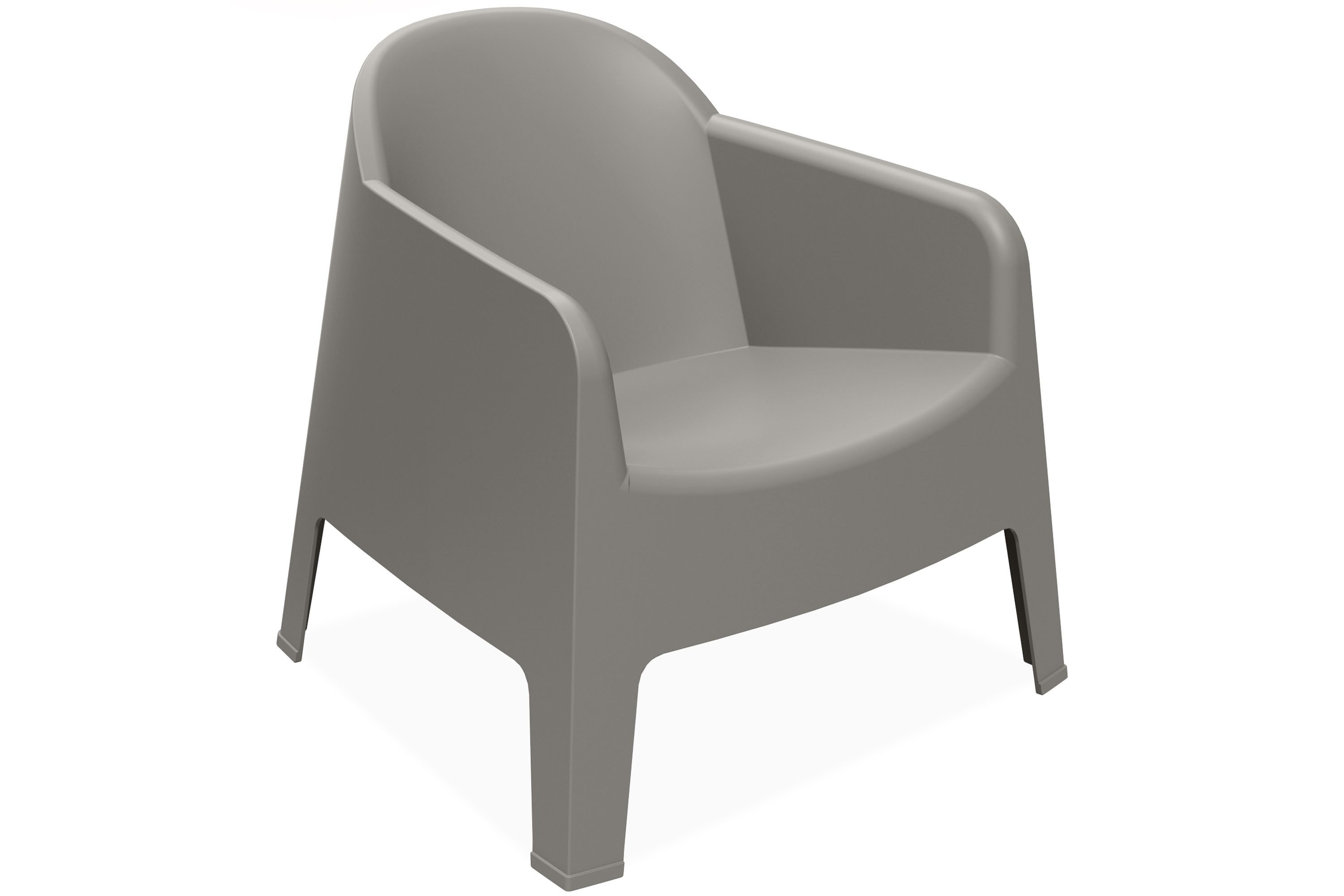 KONSIMO® Gartensessel MALUS Relaxsessel, wetterfest Gartenmöbel, hergestellt in der EU, Bequemer Outdoor-Balkonsessel, UV-beständig, Kunststoffsesel