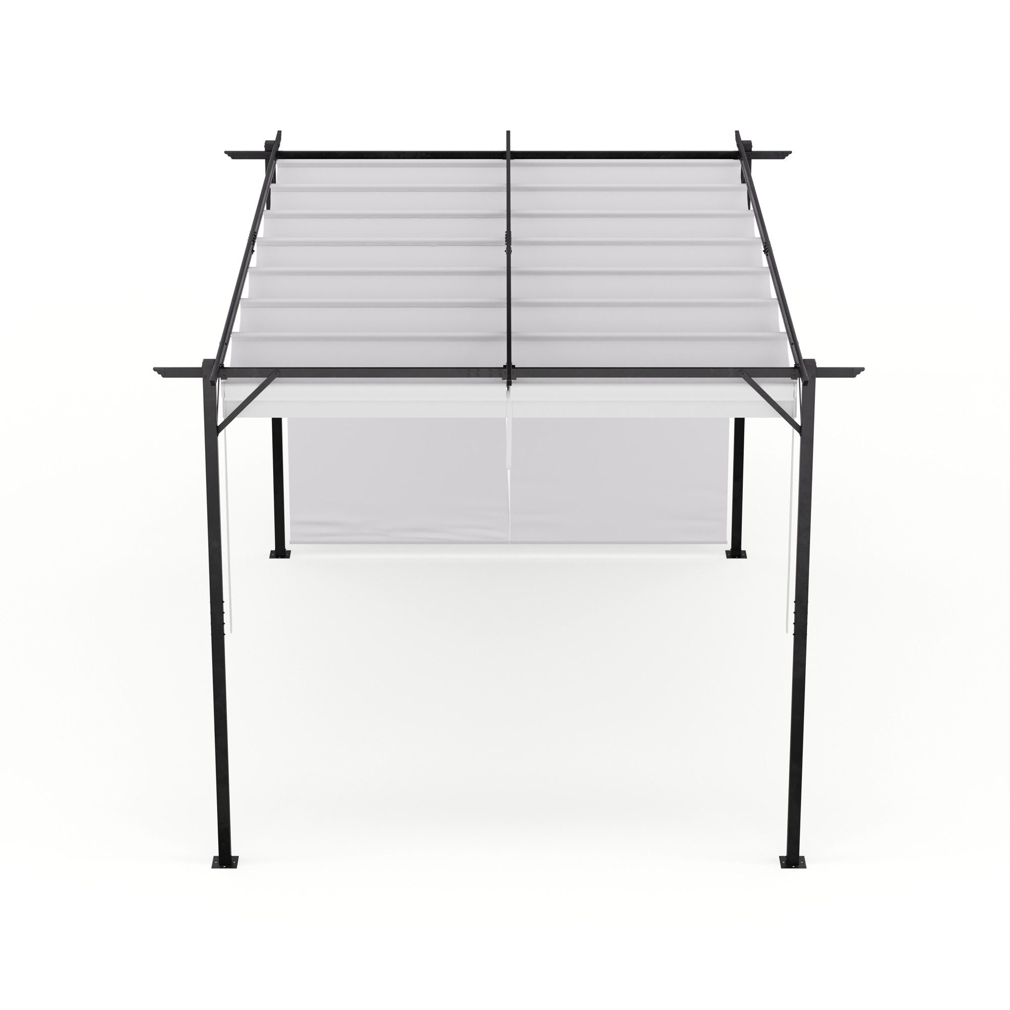 blumfeldt Pavillon Pantheon Robust, (Set), Pergola 3x4m pulverbeschichtet wetterfest Garten