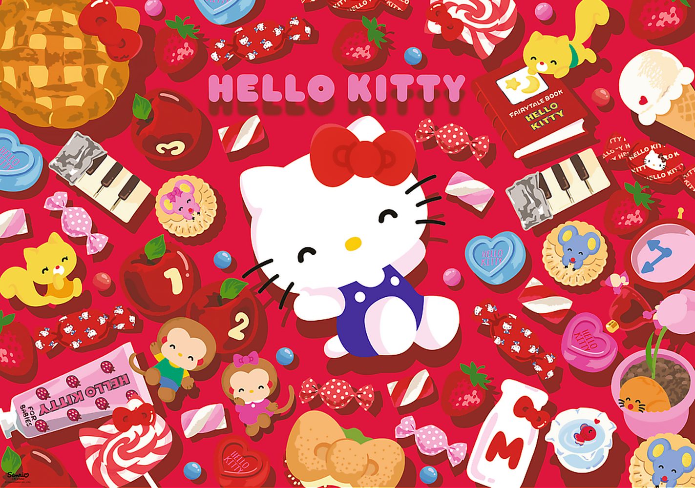 Trefl GmbH Puzzle Hello Kitty, In Geburtstagsstimmung, Puzzleteile