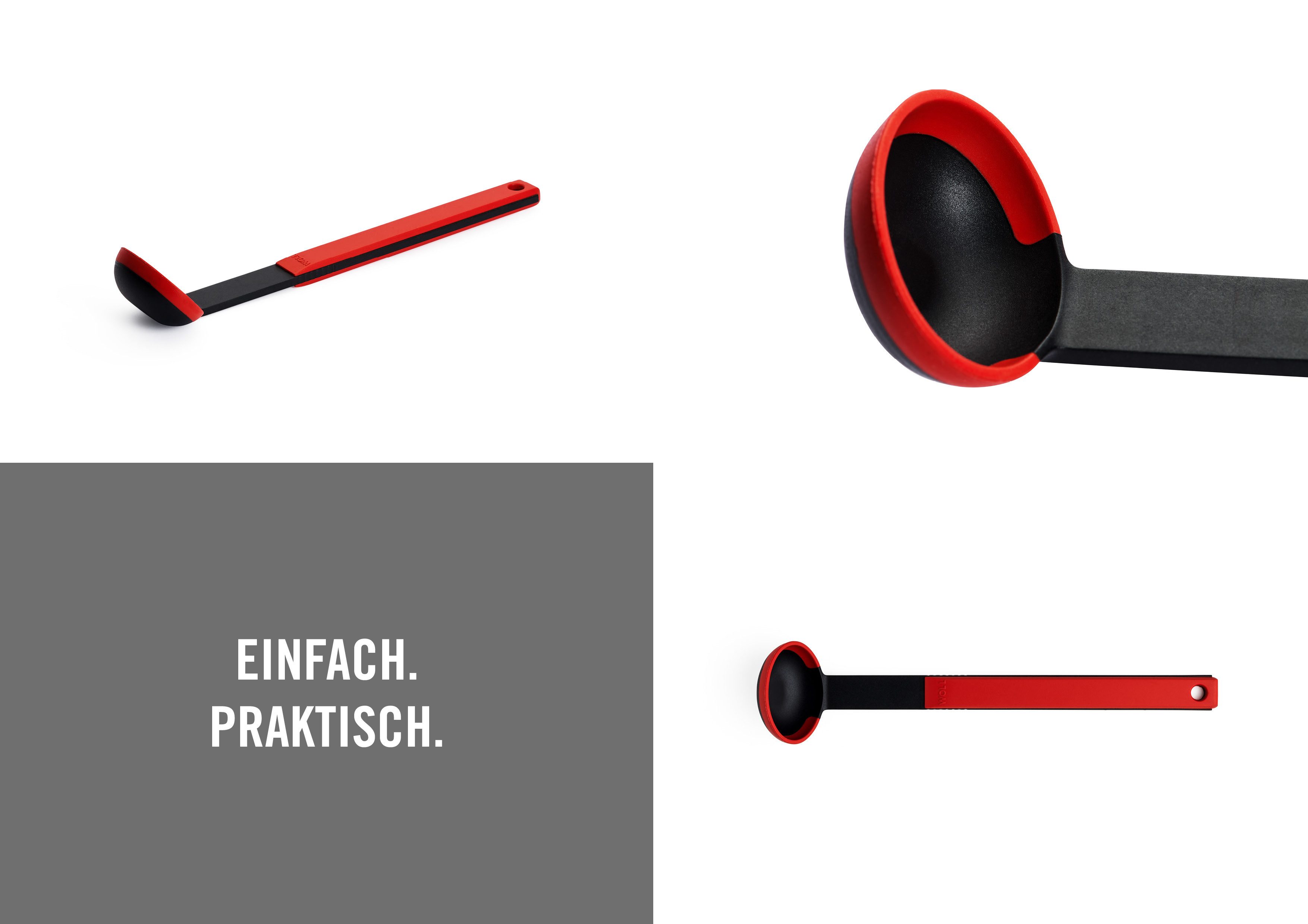 WOLL Soßenlöffel Cook it, aus hochwertigem Kunststoff und Silikon