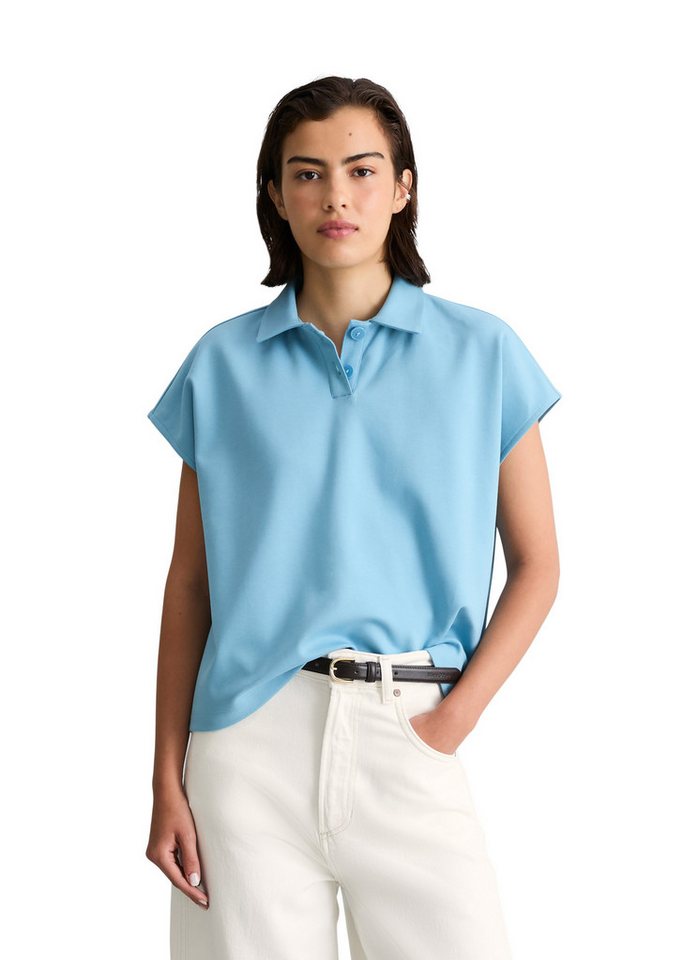 Marc O'Polo DENIM Poloshirt aus Interlock-Jersey