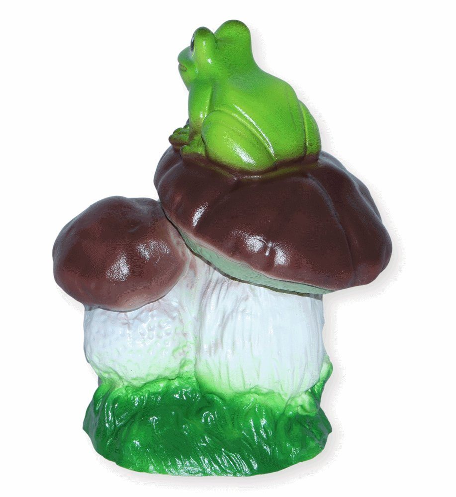 Schneider Rakso GmbH Kunststoff mit Frosch Tierfigur aus Deko Figur Zwei Höhe Steinpilze 19 Oskar cm