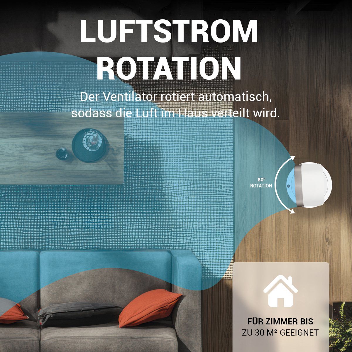 Aironex Standventilator Flügelloser Ventilator - 10 günstig online kaufen