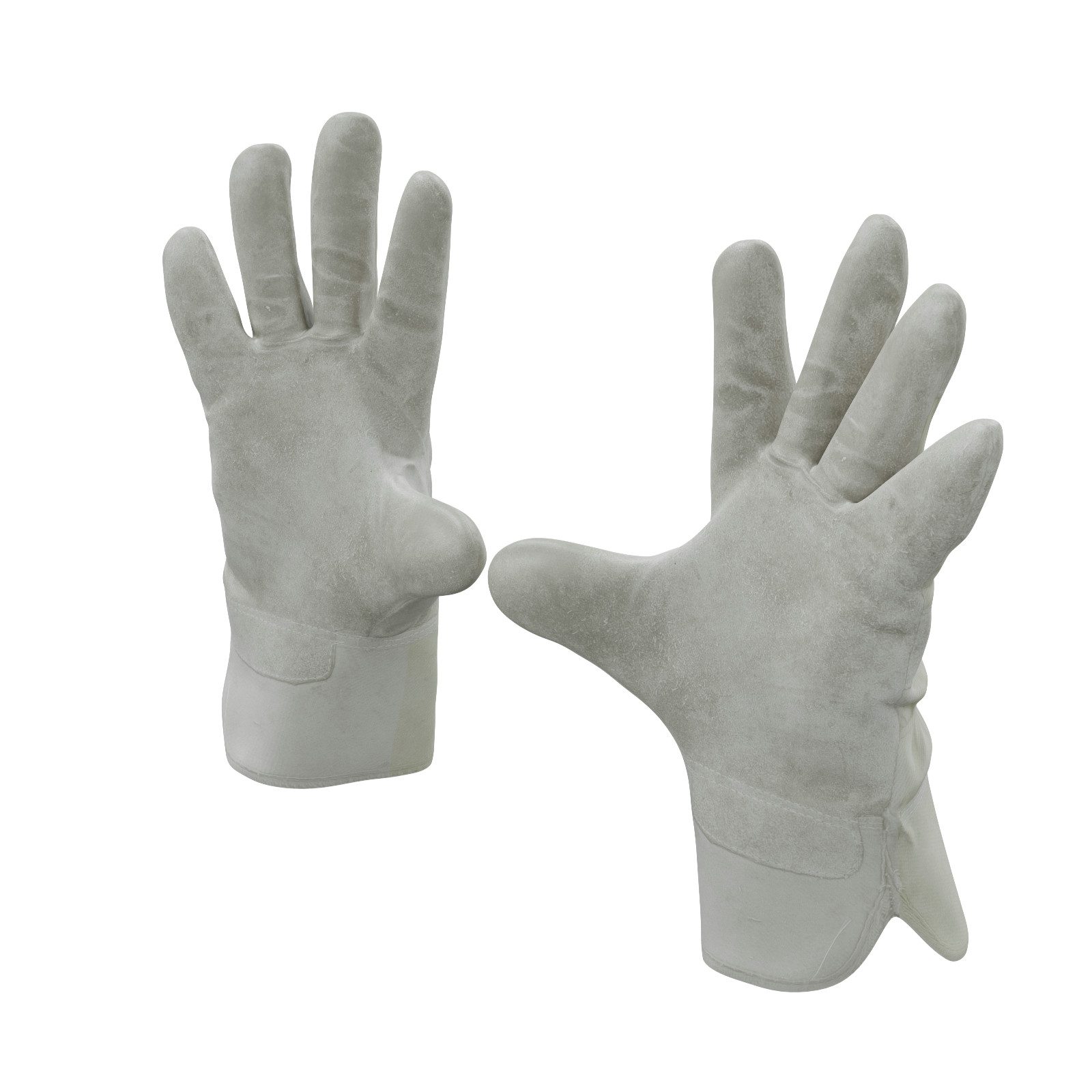 HAGO Arbeitshandschuhe 12er Pack Rindspaltleder Größe 8 M Handschutz Lederhandschuhe Montage 0