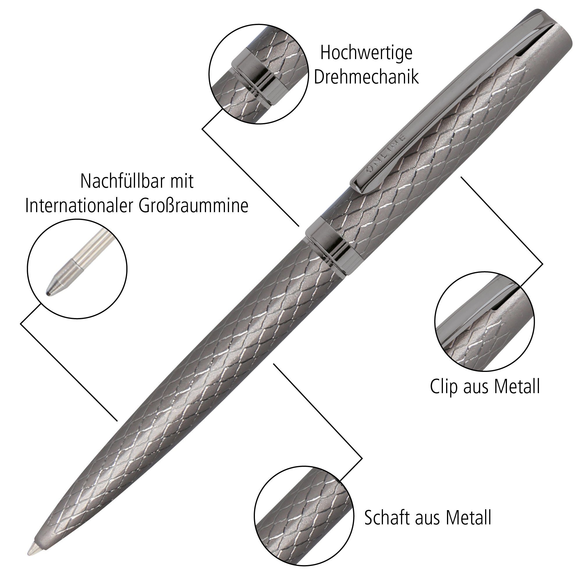 Online Pen Füller Eleganza Titan Schreib-Set Diamond
