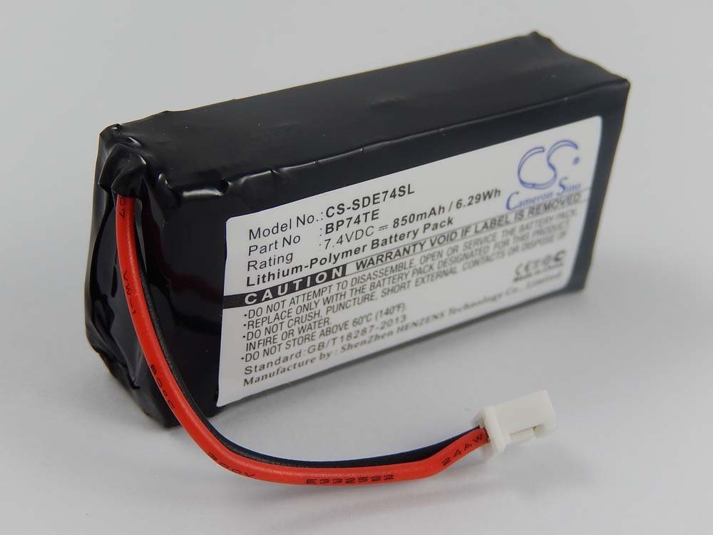 vhbw kompatibel V) Akku mAh Transmitter, Dogtra (7,4 850 Edge mit TX, Li-Polymer Edge DA212