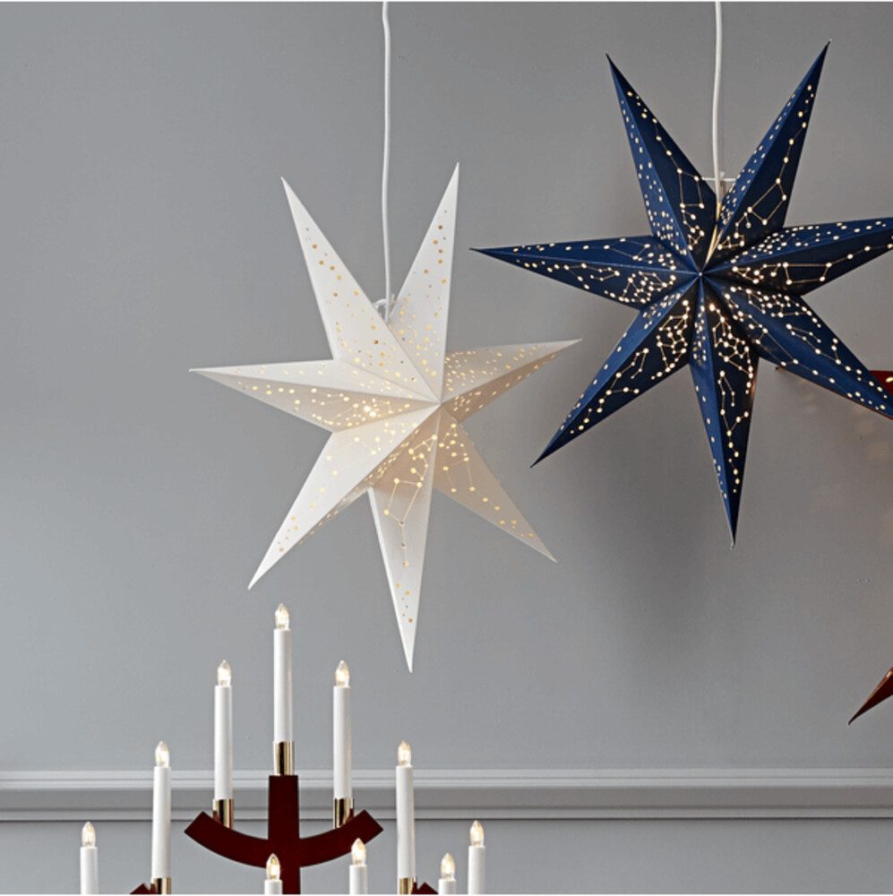 STAR TRADING LED Stern "Galaxy" weiß, E14, L600mm