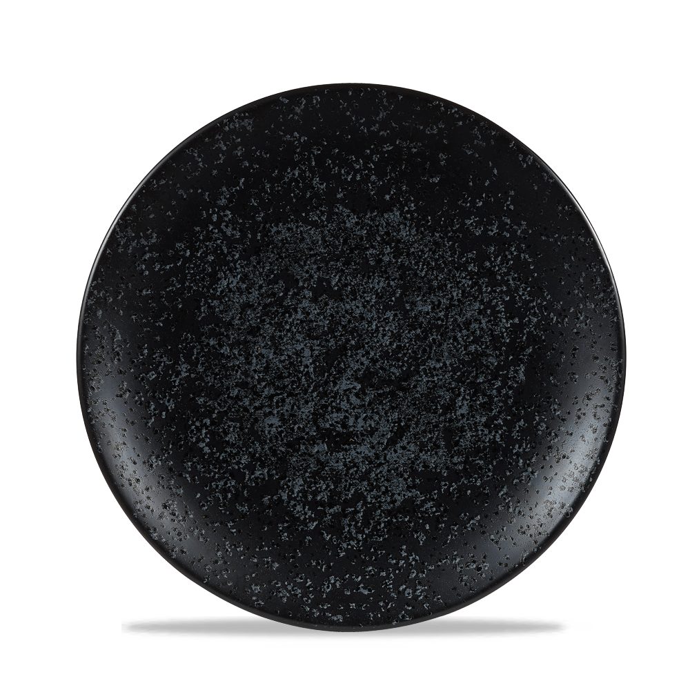 Churchill Тарелки Art De Cuisine Menu Shades Caldera Тарелки Coup Schwarz