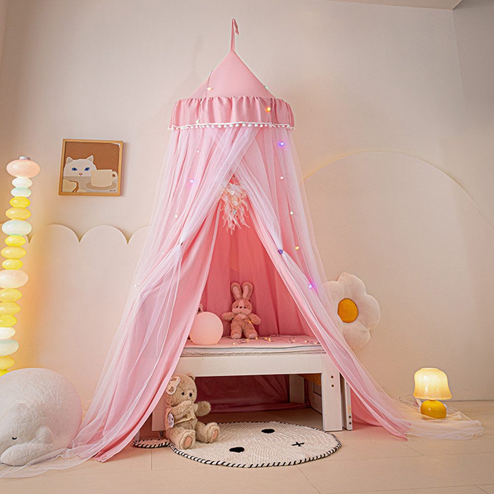 Jibenhome Moskitonetz Doppelschicht Moskitonetz, Bett Baldachin, Lichtblock günstig online kaufen