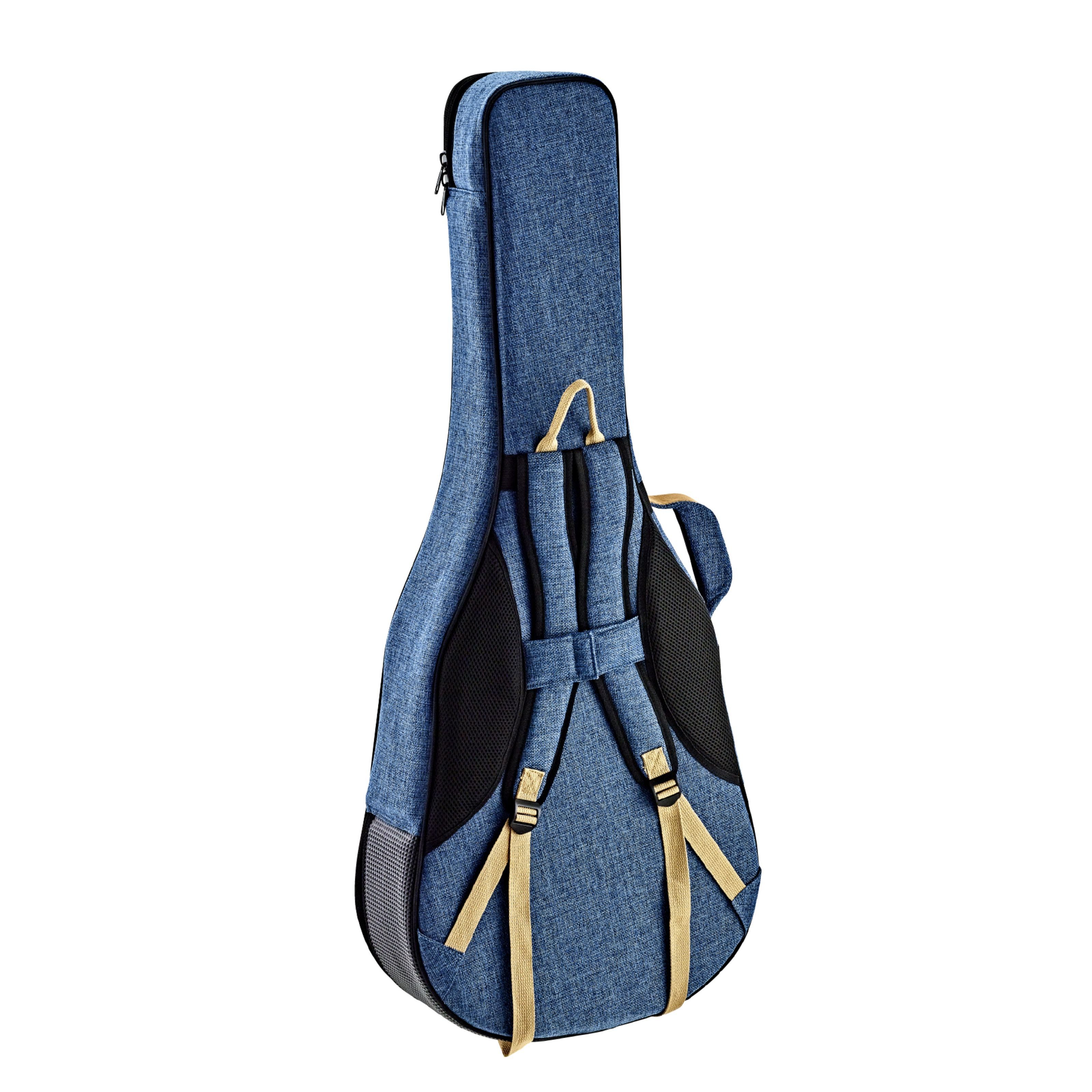 ORTEGA Guitars Gitarrentasche (Gitarrenkoffer und Gitarrentaschen, Gitarrentasche Konzertgitarre), Softcase 4/4 Classic Guitar Ocean Blue - Tasche für Konzertgitarren