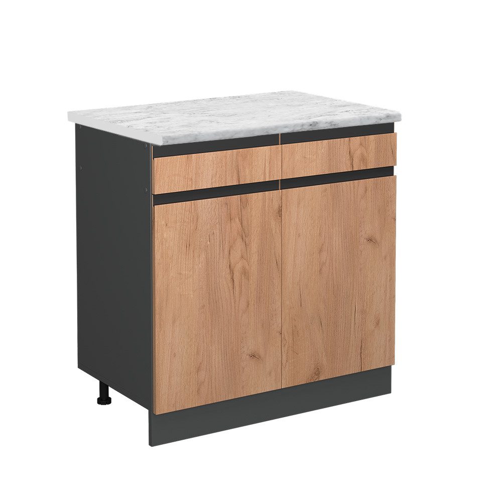 Vicco Schubladenunterschrank R-Line Schubladenschrank für die Küche Goldkra günstig online kaufen