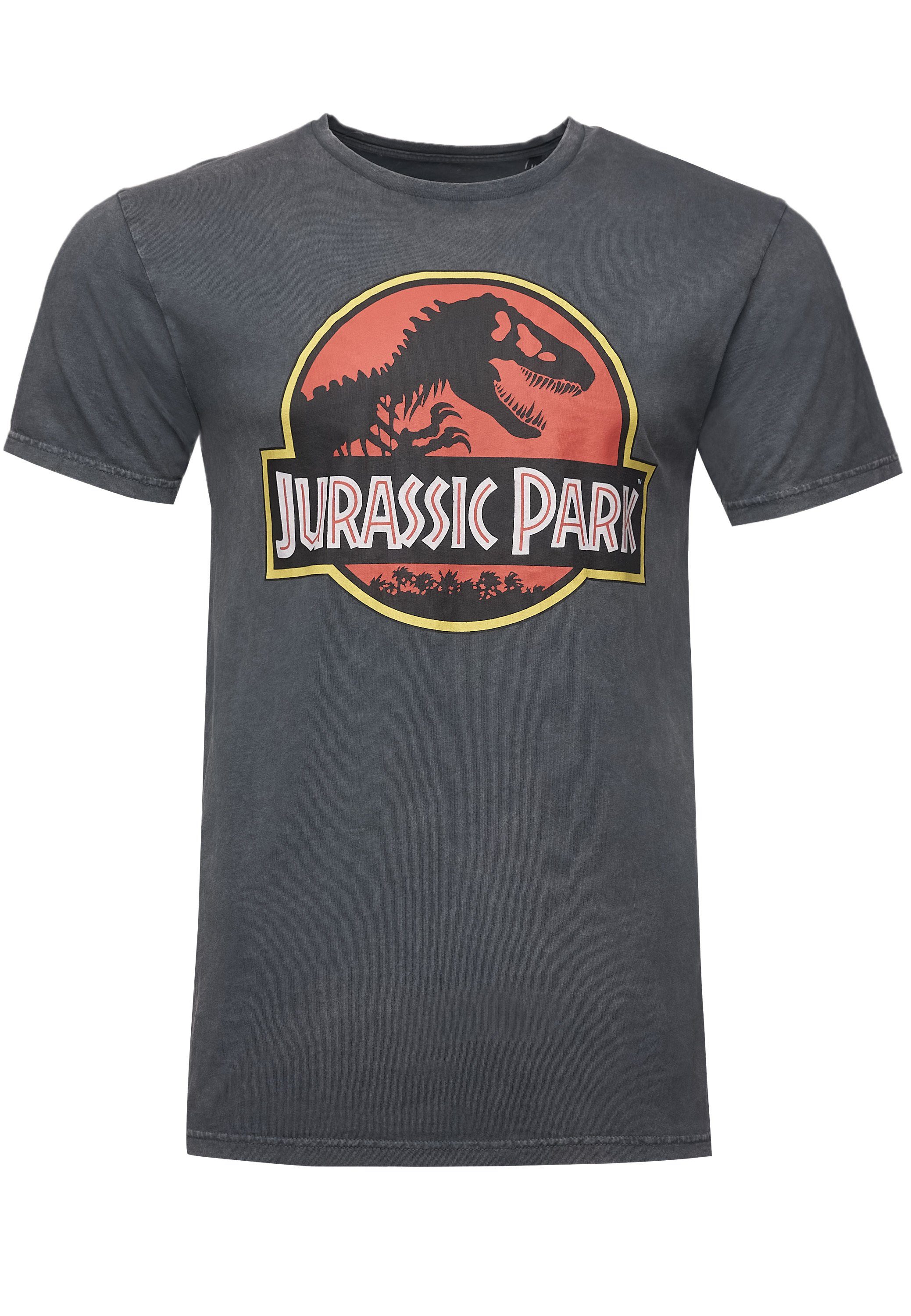 Logo Bio-Baumwolle T-Shirt Recovered zertifizierte Jurassic Park GOTS