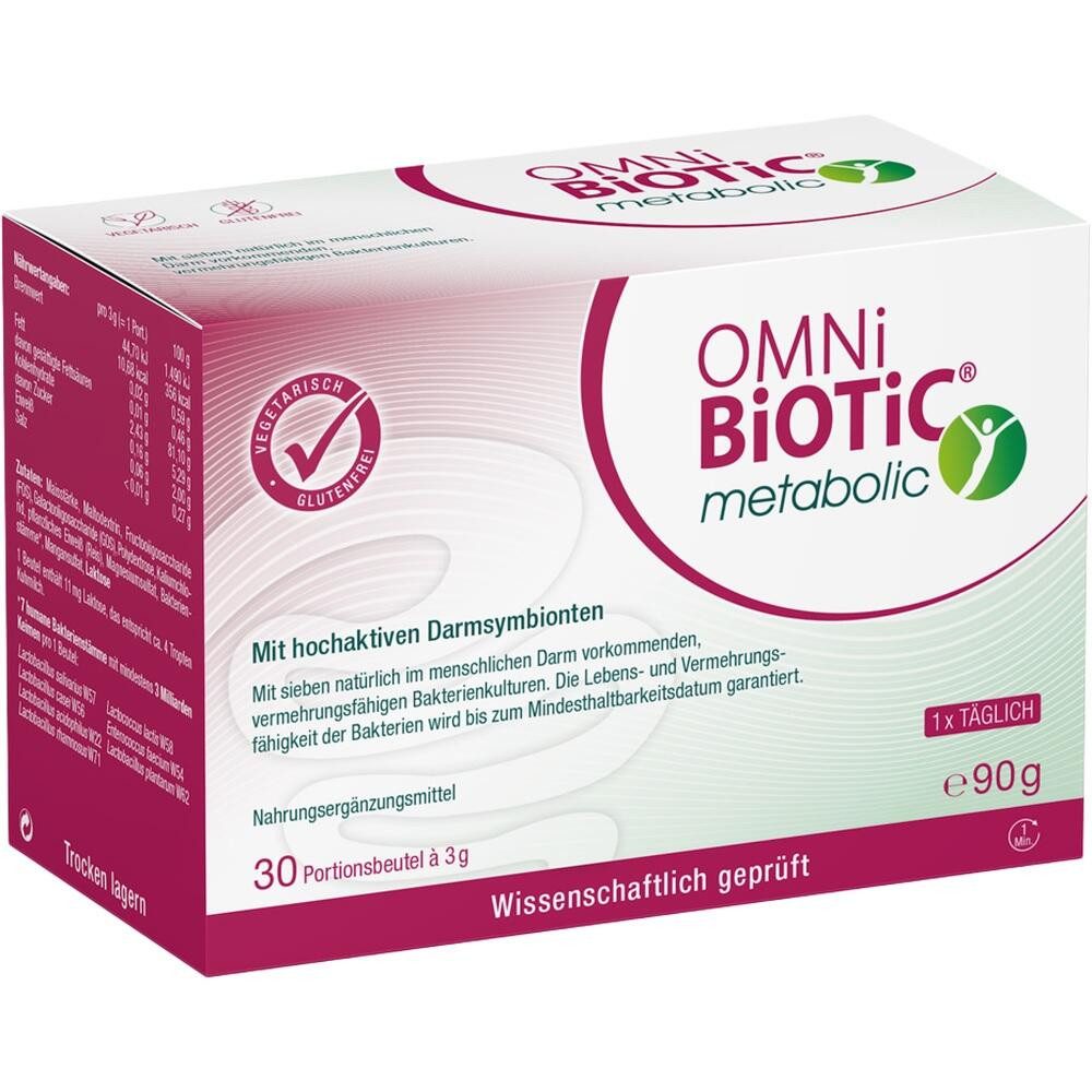 INSTITUT ALLERGOSAN OMNI BiOTiC metabolic Probiotikum Pulver Beutel Pulver, 21 g