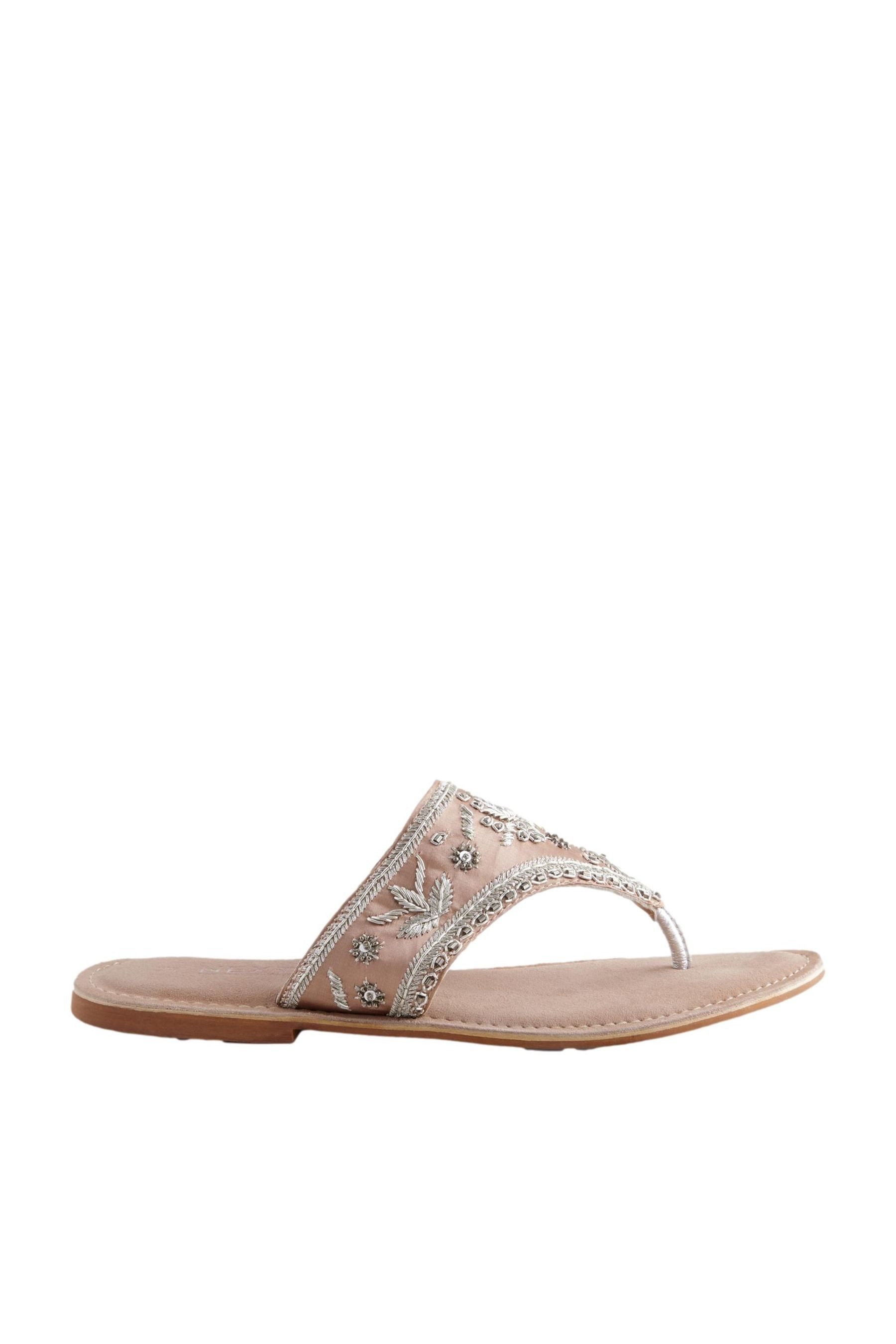 Next Forever Comfort® Zehentrennersandale mit Perlen günstig online kaufen