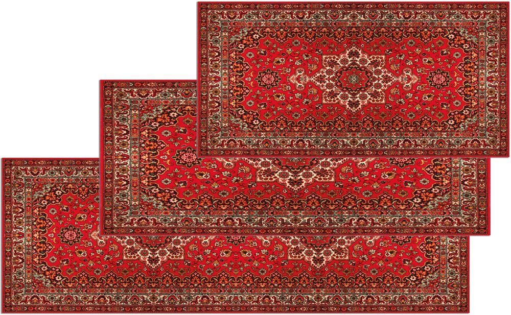 matches21 HOME & HOBBY Läufer Küchenläufer Vintage Perser beige rot rutschf günstig online kaufen