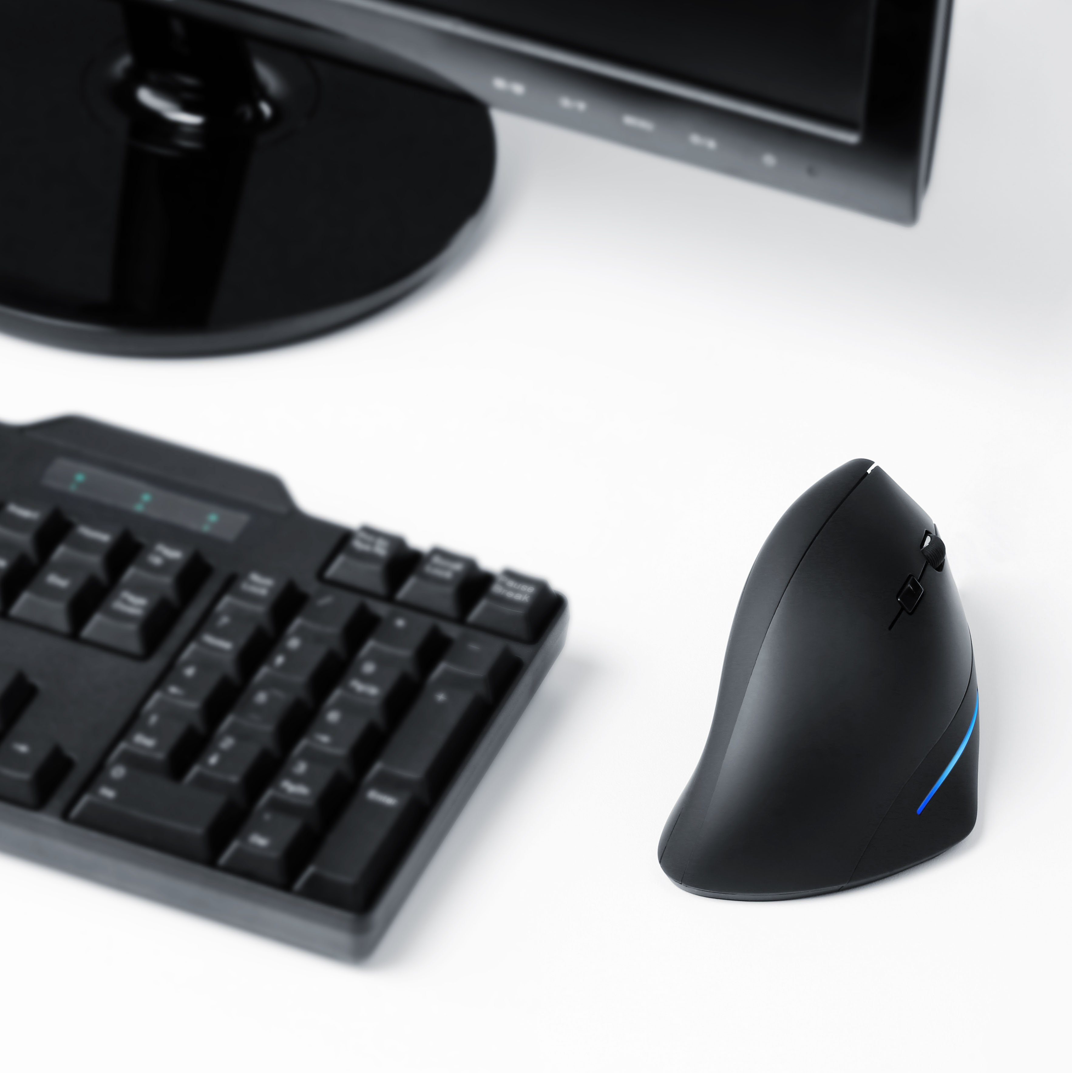 CSL RSI Maus Mouse Syndrom) ergonomische Vertikal Maus-/Tennisarm gegen (Funk, GHz, 2,4 ergonomische