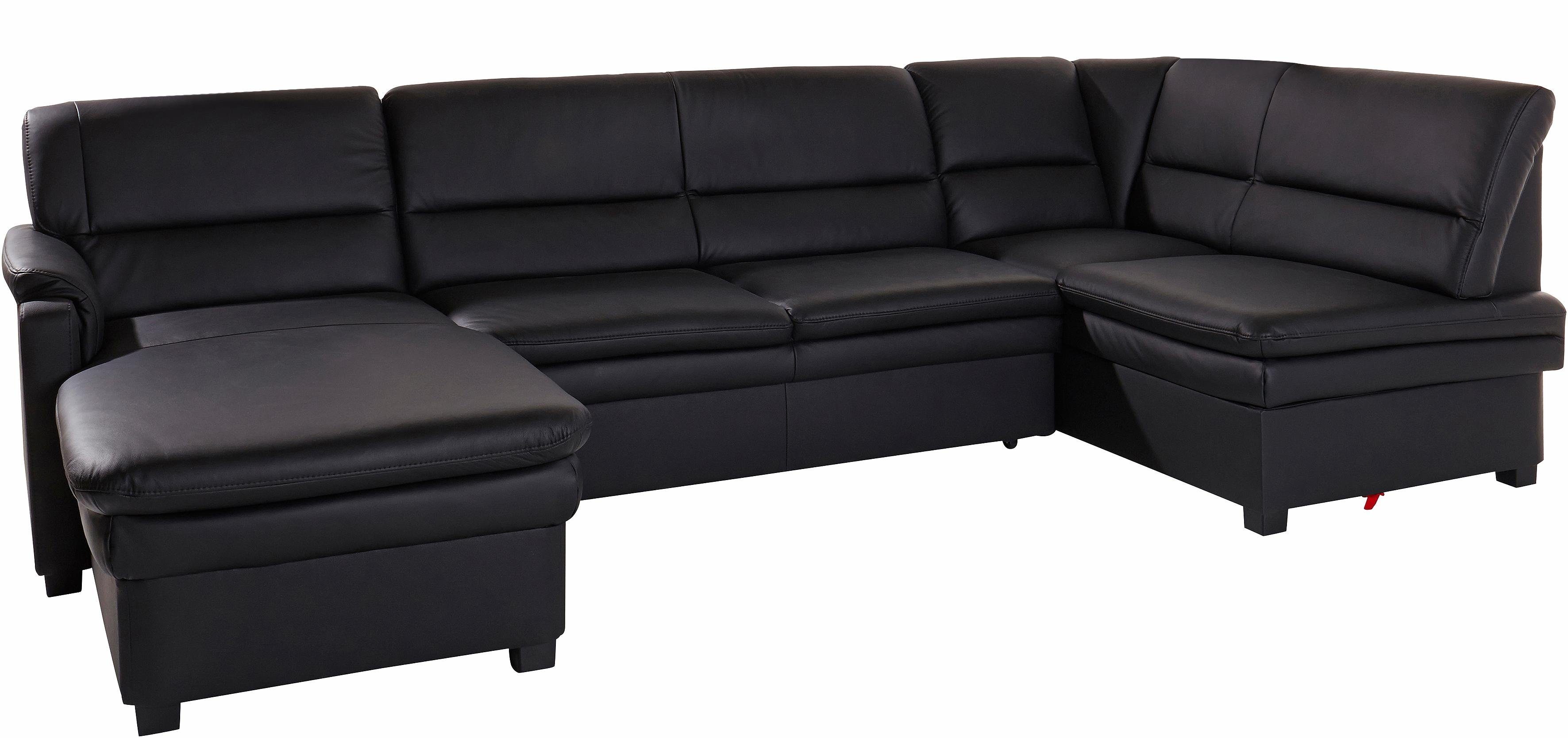 sit&more Wohnlandschaft Pisa U-Form, mit Federkern, wahlweise mit Schlaffunktion
