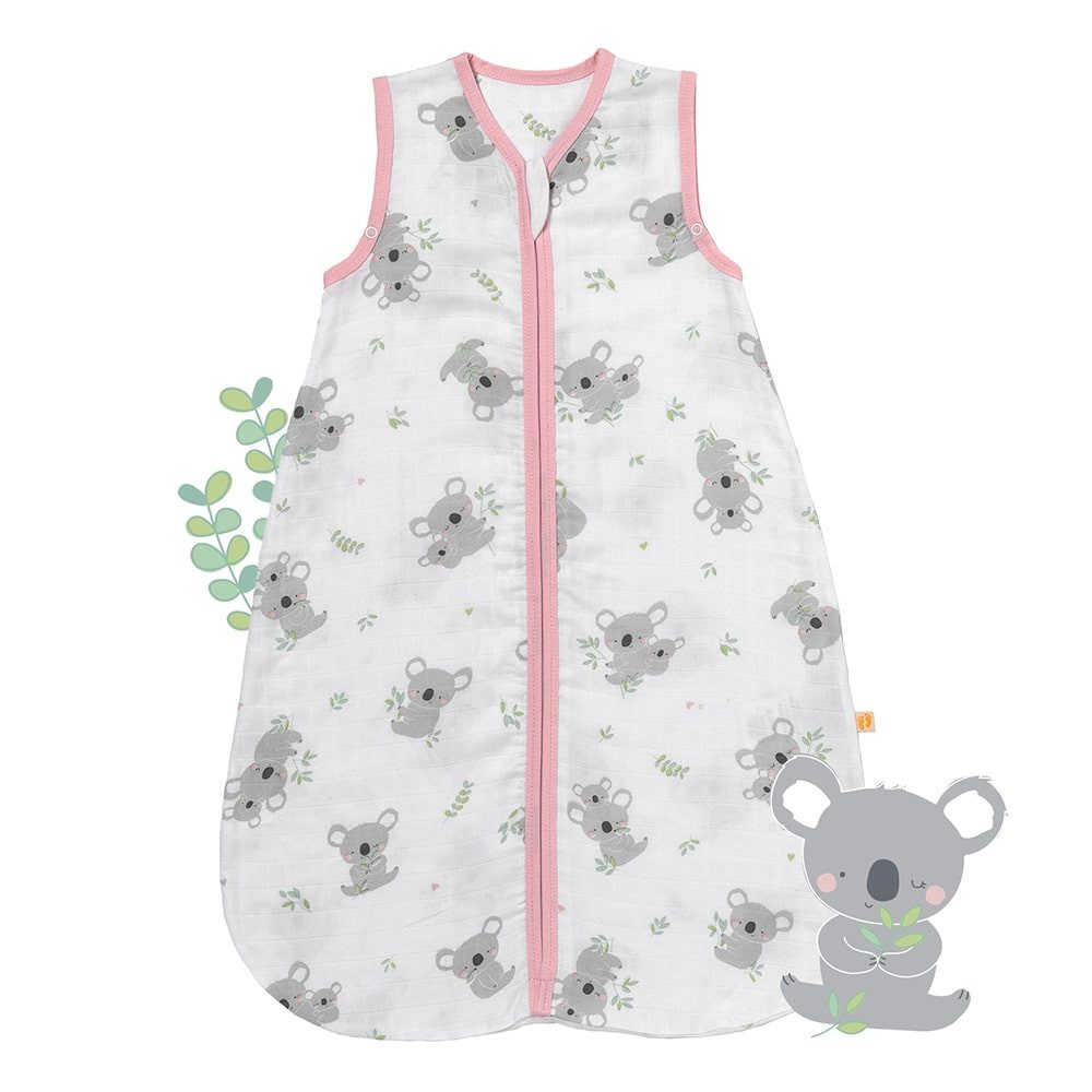 Schlummersack Kinderschlafsack Musselin Babyschlafsack, 0.5 Tog