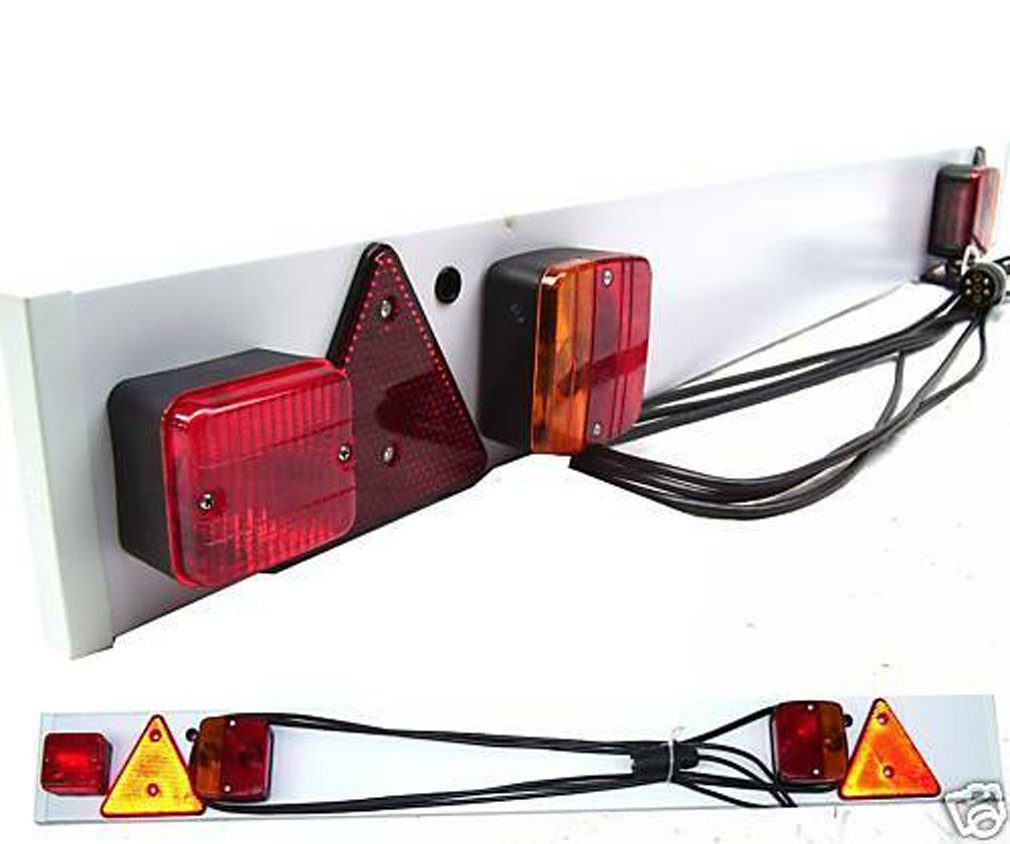 Apex Anhänger-Rückleuchte ANHÄNGERBELEUCHTUNG Beleuchtungsbalken 12 Volt 6 Meter Kabel Anhänger