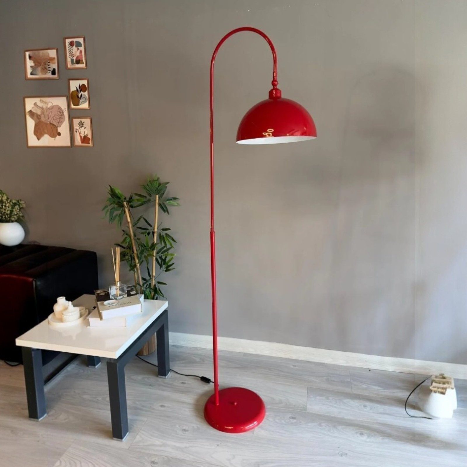 Bamyum Stehlampe Moderne Stehlampe aus Metall mit E27, verstellbarer Lampen günstig online kaufen