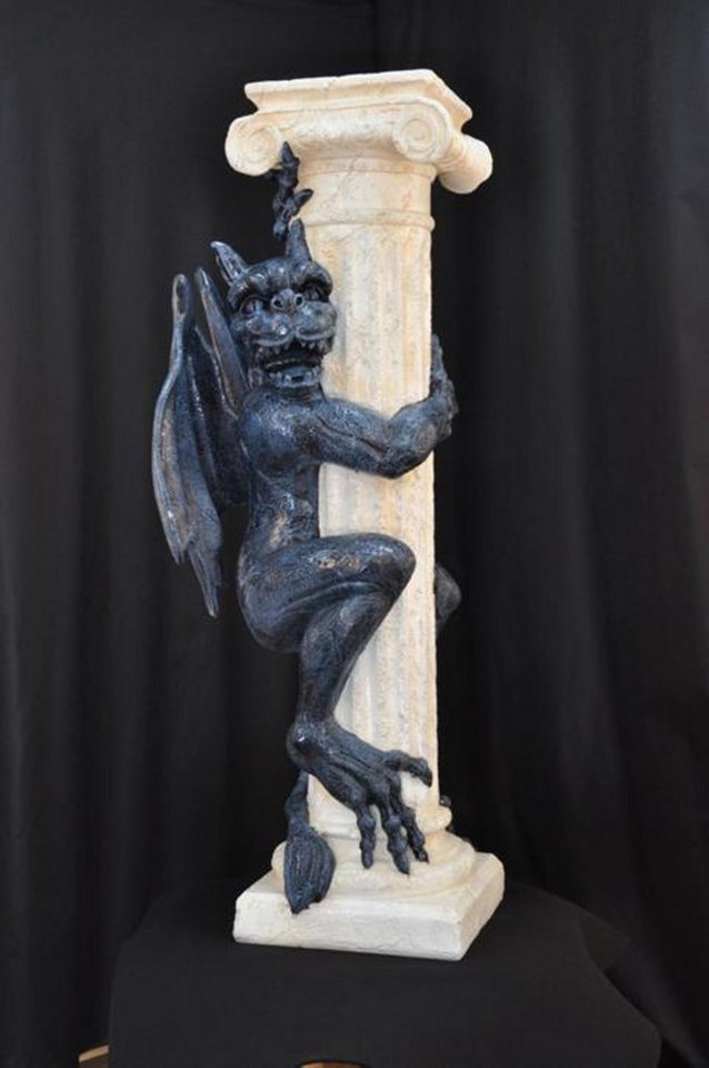Thumbnail - JVmoebel Dekosäule Design Spalten Säule Gragol Gothik Säulen Skulptur Blumen Ständer, Made in Europa