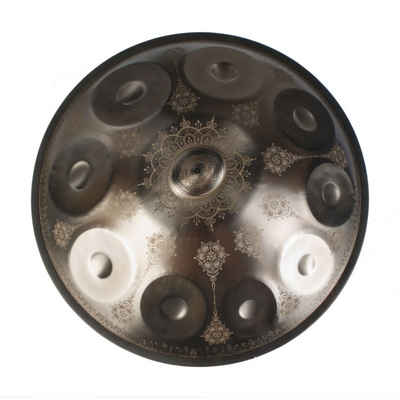 FAME Handpan, Custom Handpan Silver Chakra D-Kurd - Handpan