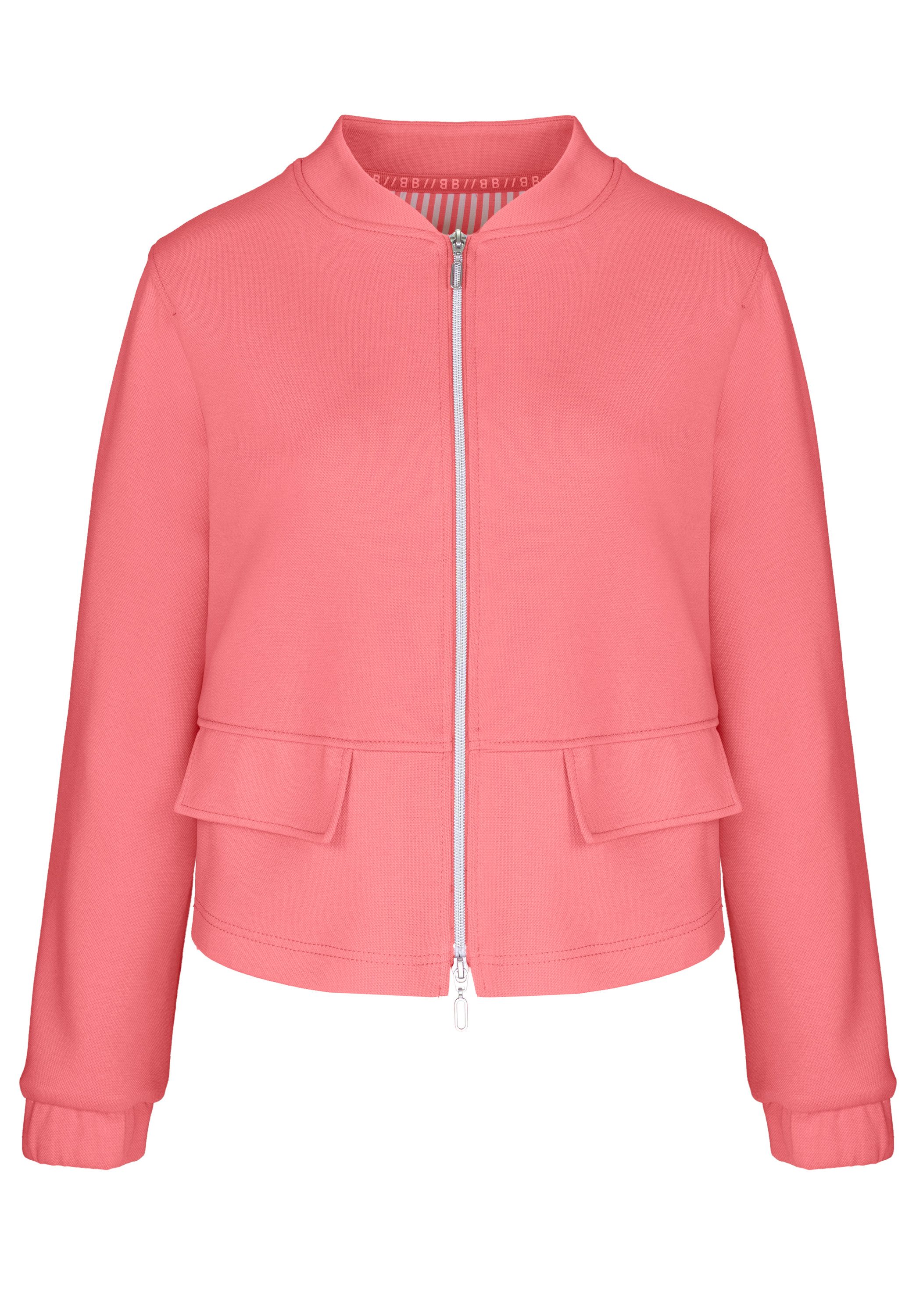 bianca Blouson RACHEL mit Zwei-Wege Zipper in Metallic-Optik günstig online kaufen