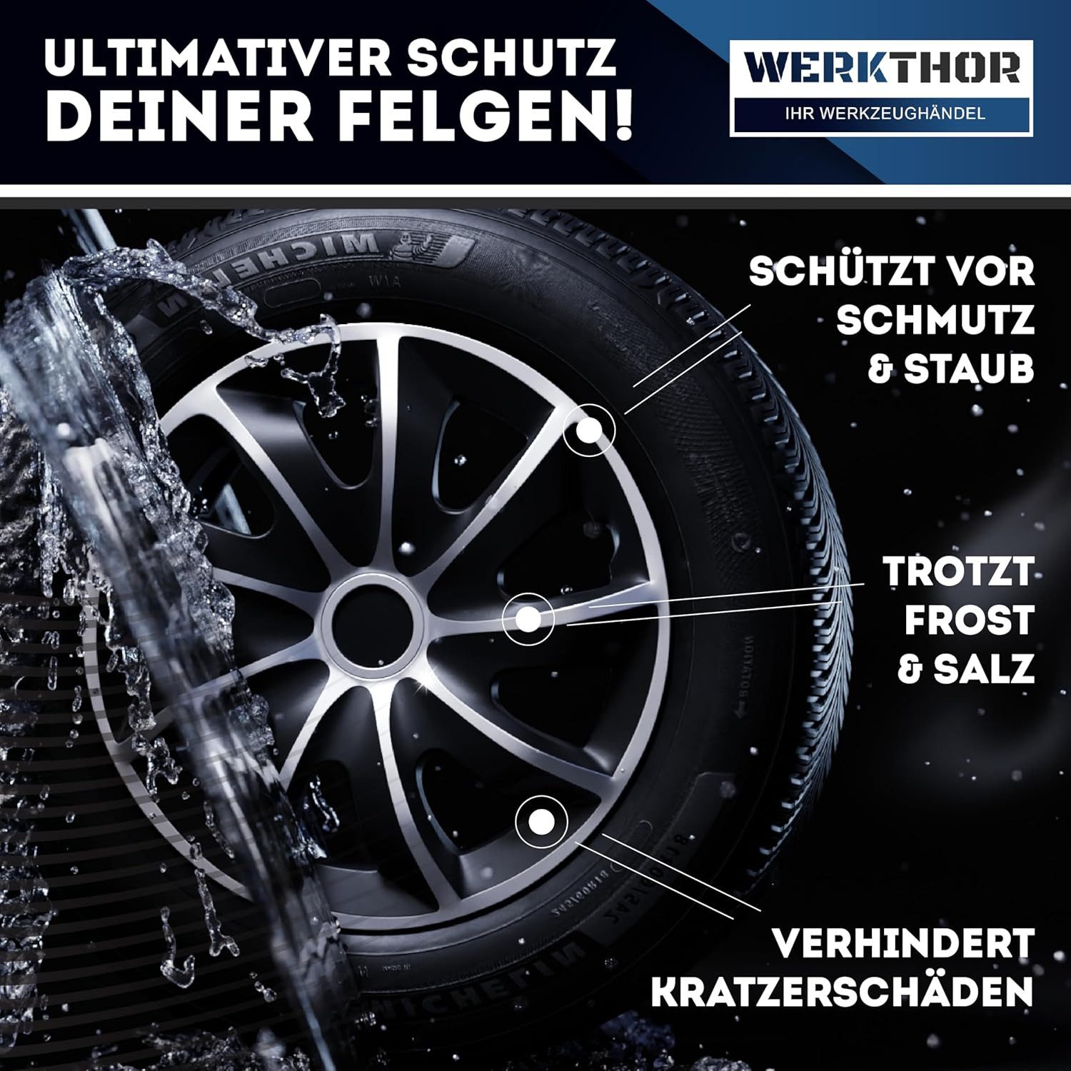 Werkthor Radkappen WERKTHOR Premium Radkappen 13-16 Zoll