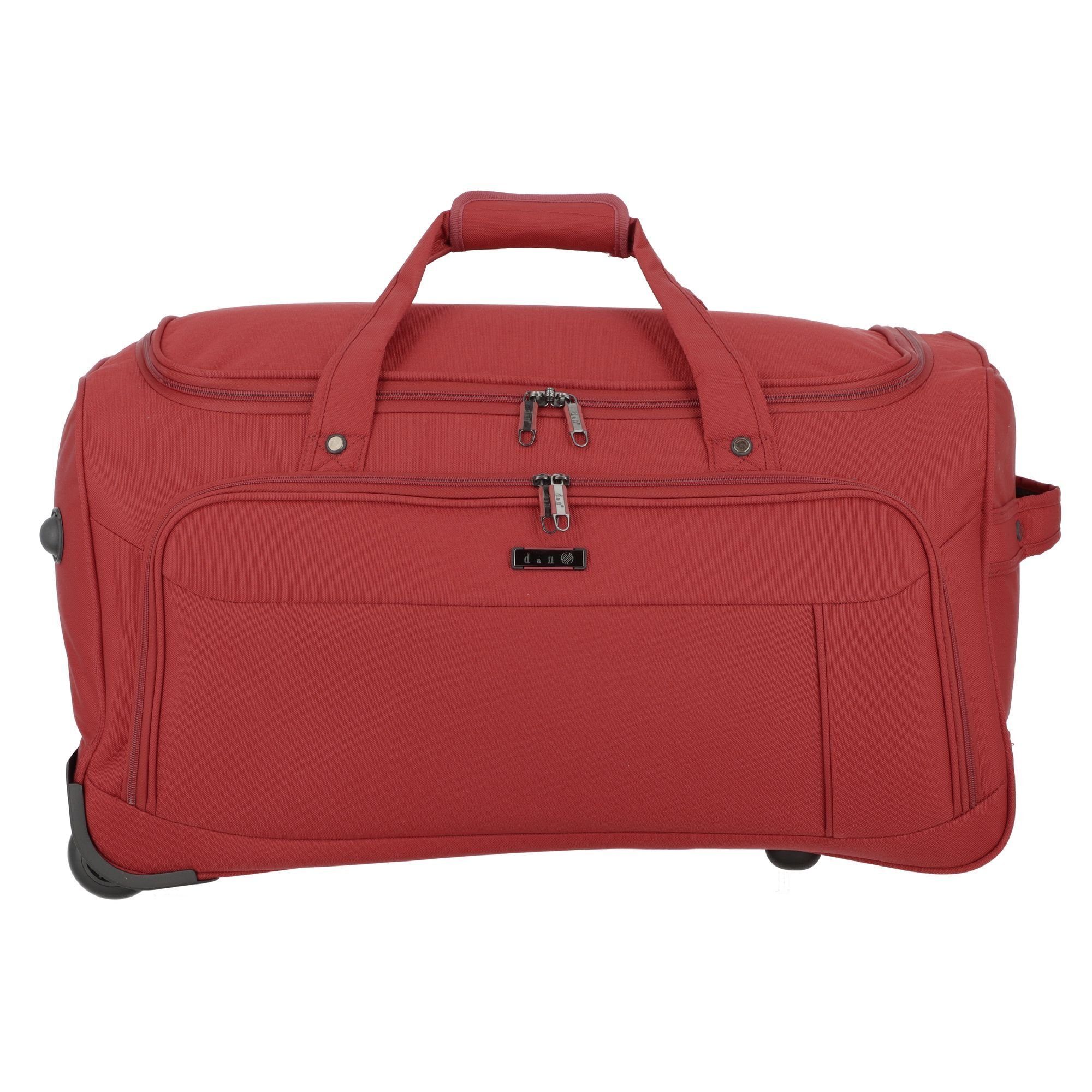 D&N Reisetasche Travel rot2 Polyester 7700, Line