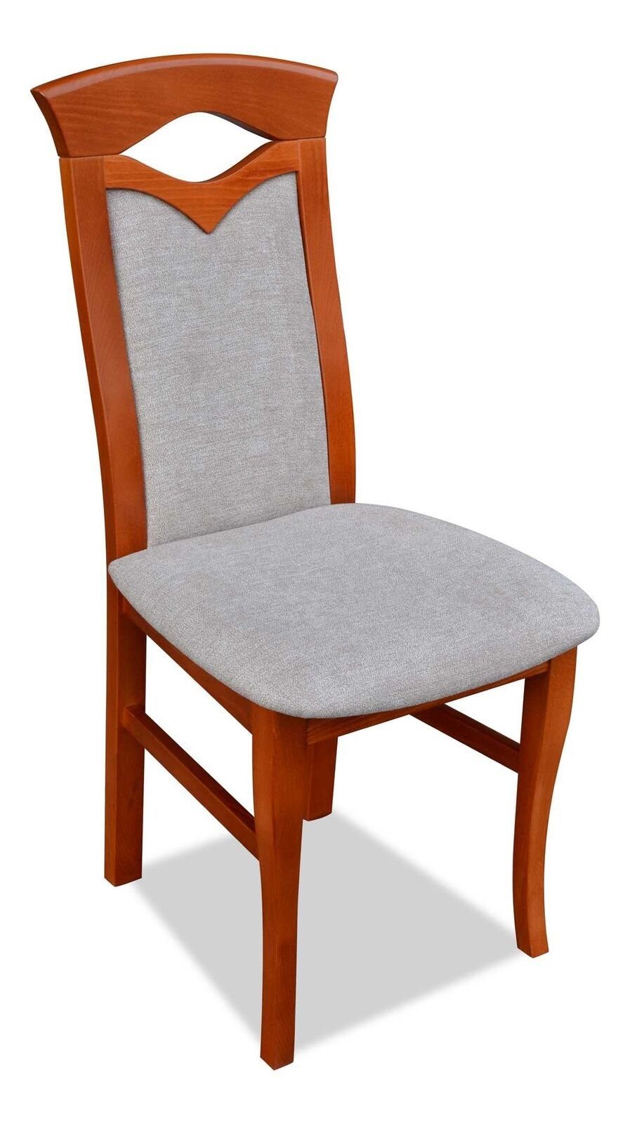 JVmoebel Stuhl Klassische Stühle Designer Stuhl Holzstuhl Luxus Sessel Esszimmerstuhl (1 St) Orange