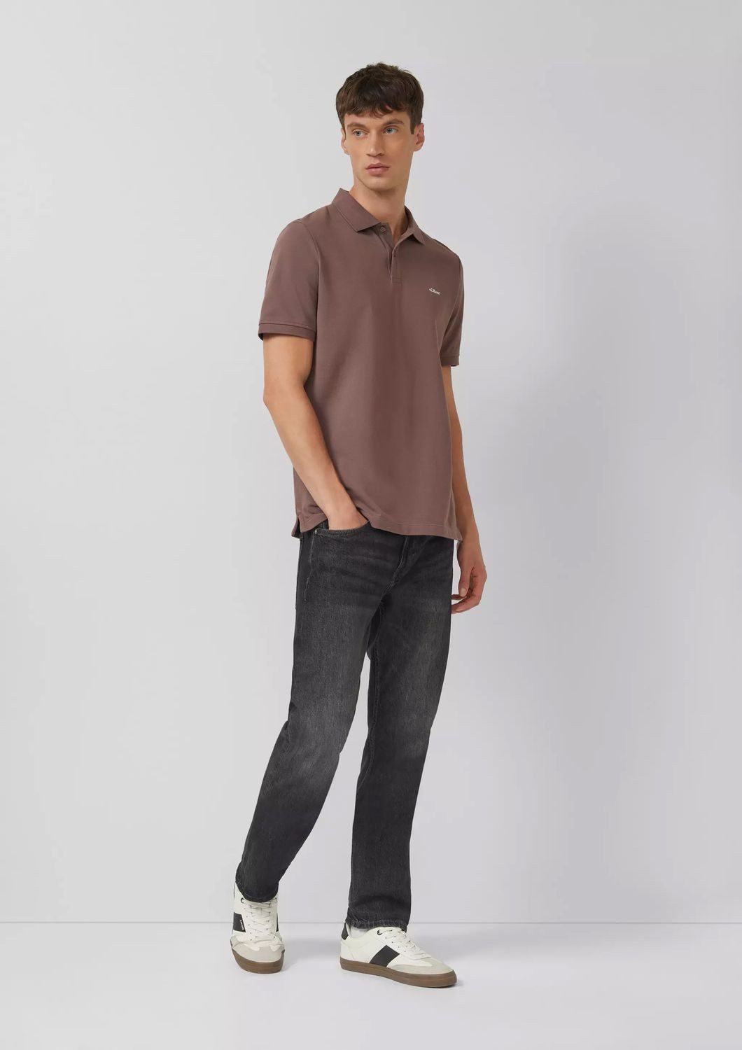 s.Oliver Poloshirt Basic (1-tlg) Piqué, Kragen, Knöpfe, Logo-Stickeri günstig online kaufen