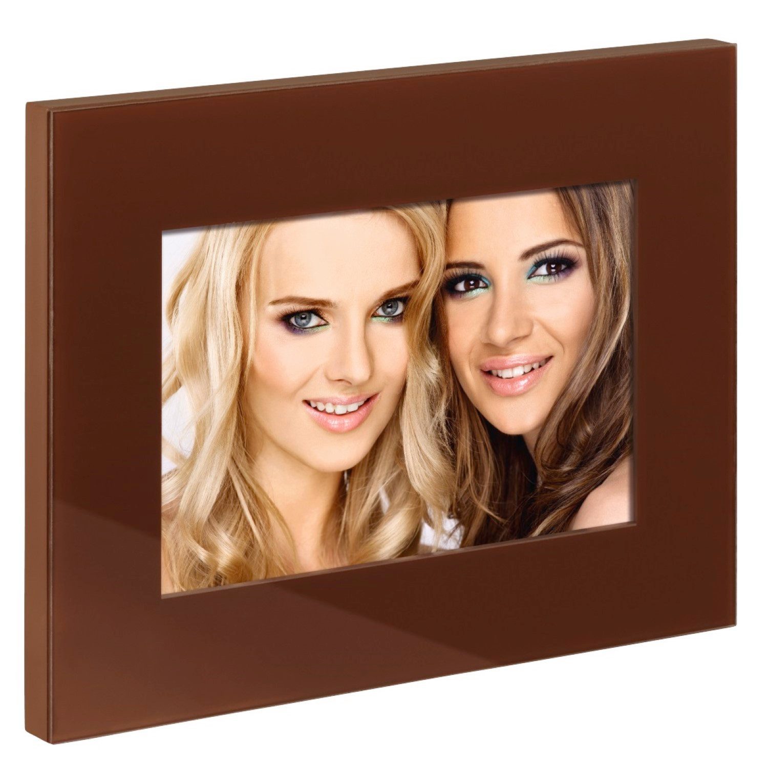 Hama Bilderrahmen Glas-Rahmen 13x18cm Braun Bilder-Rahmen, günstig online kaufen