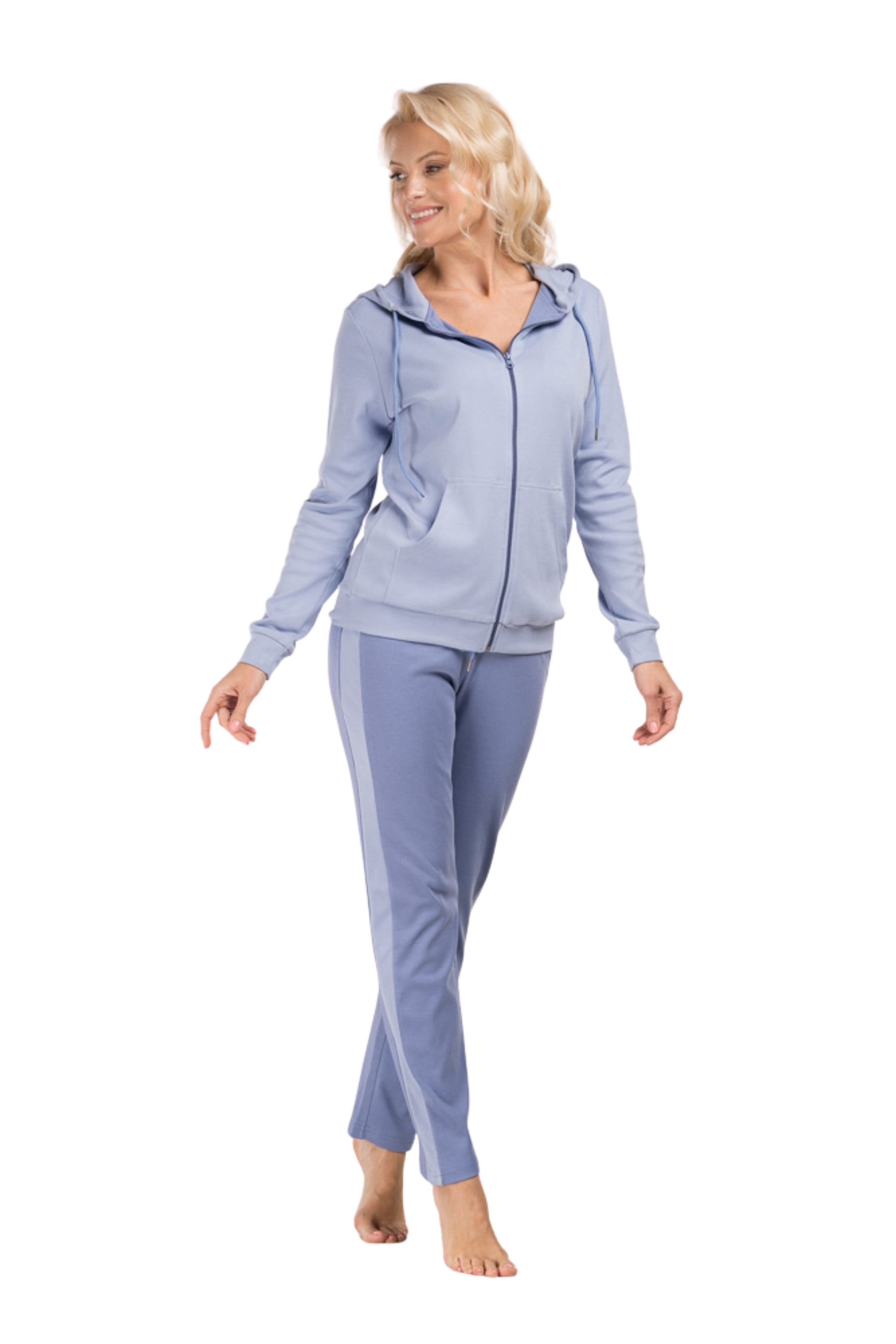 Consult-Tex Hausanzug Damen Hausanzug Homewear Suit DW100 (Spar-Set) Mit Reißverschluß