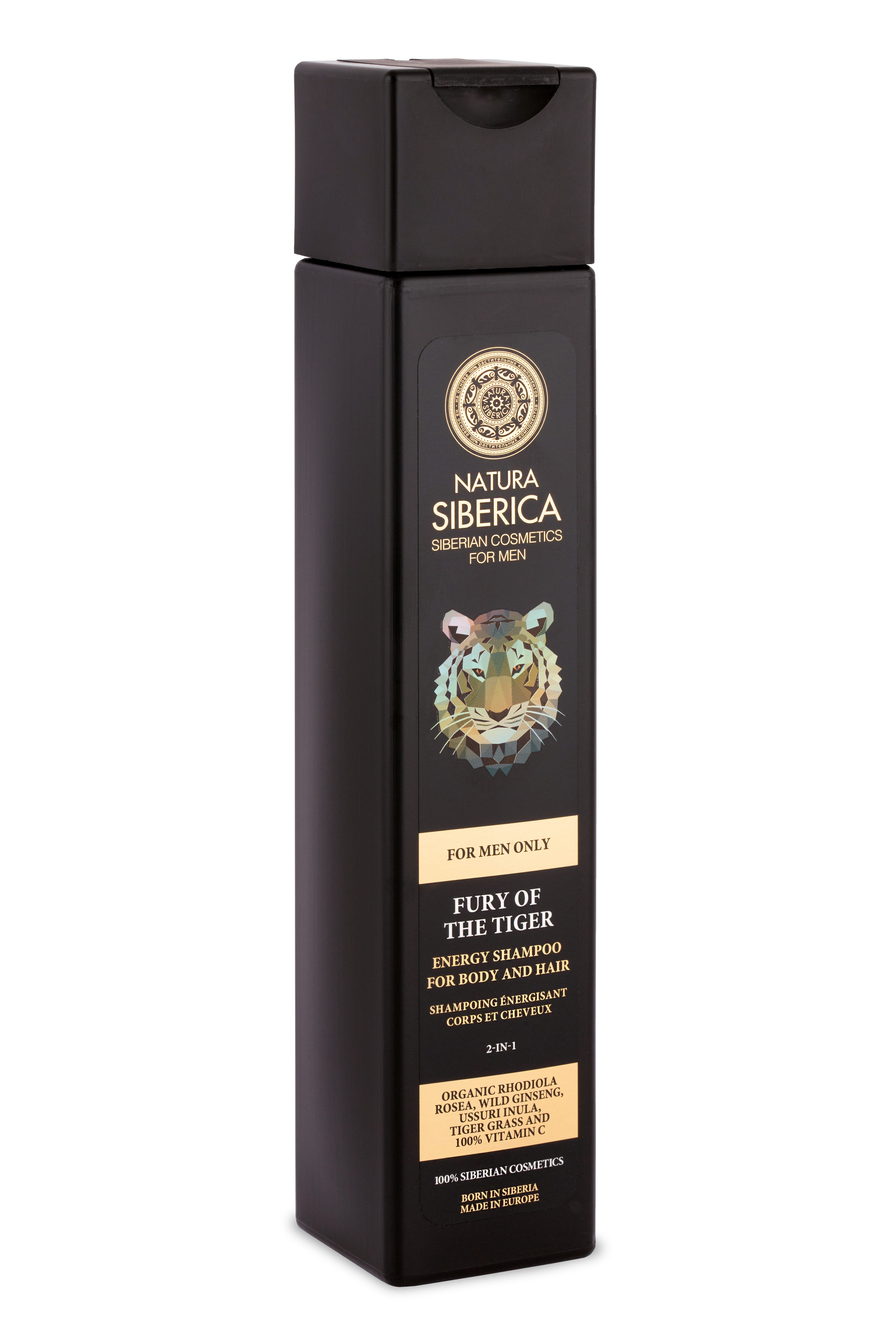 Natura Siberica Duschgel Men Energy Shampoo for Body and Hair Fury of the Tiger