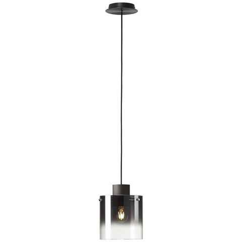 Brilliant Pendelleuchte Beth, Lampe Beth Pendelleuchte 20cm Kaffee/rauchglas 1x A60, E27, 60W, g.f