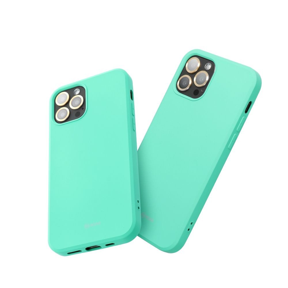 ROAR Handyhülle Bunter Schutzcase Kompatibel mit iPhone 17 Mint Grün 6,3 Zoll, Soft Touch Case mit erhöhten Kanten und kabellosem Laden