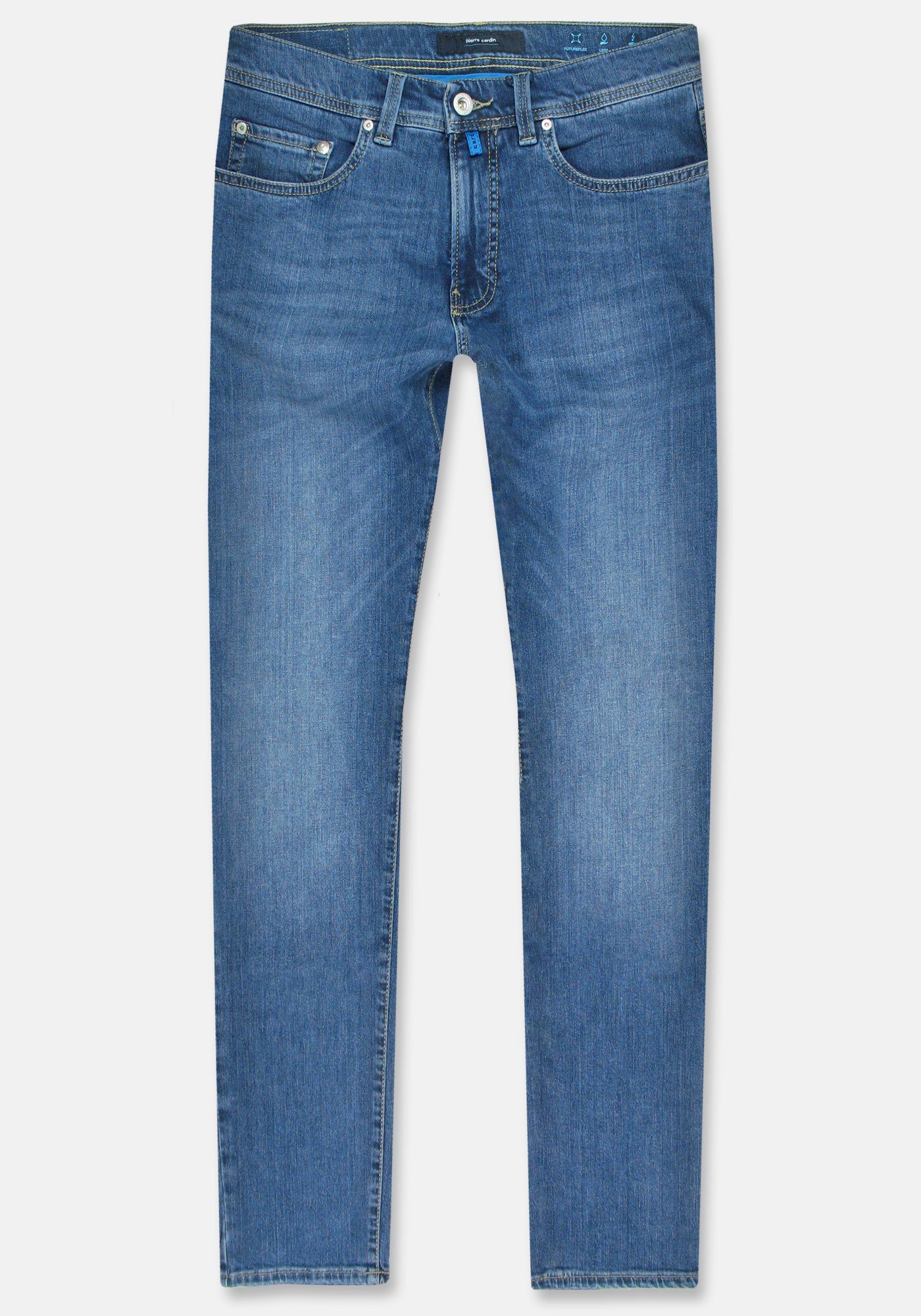 Pierre Cardin 5-Pocket-Jeans used Tapered summer blue Lyon authentic Futureflex