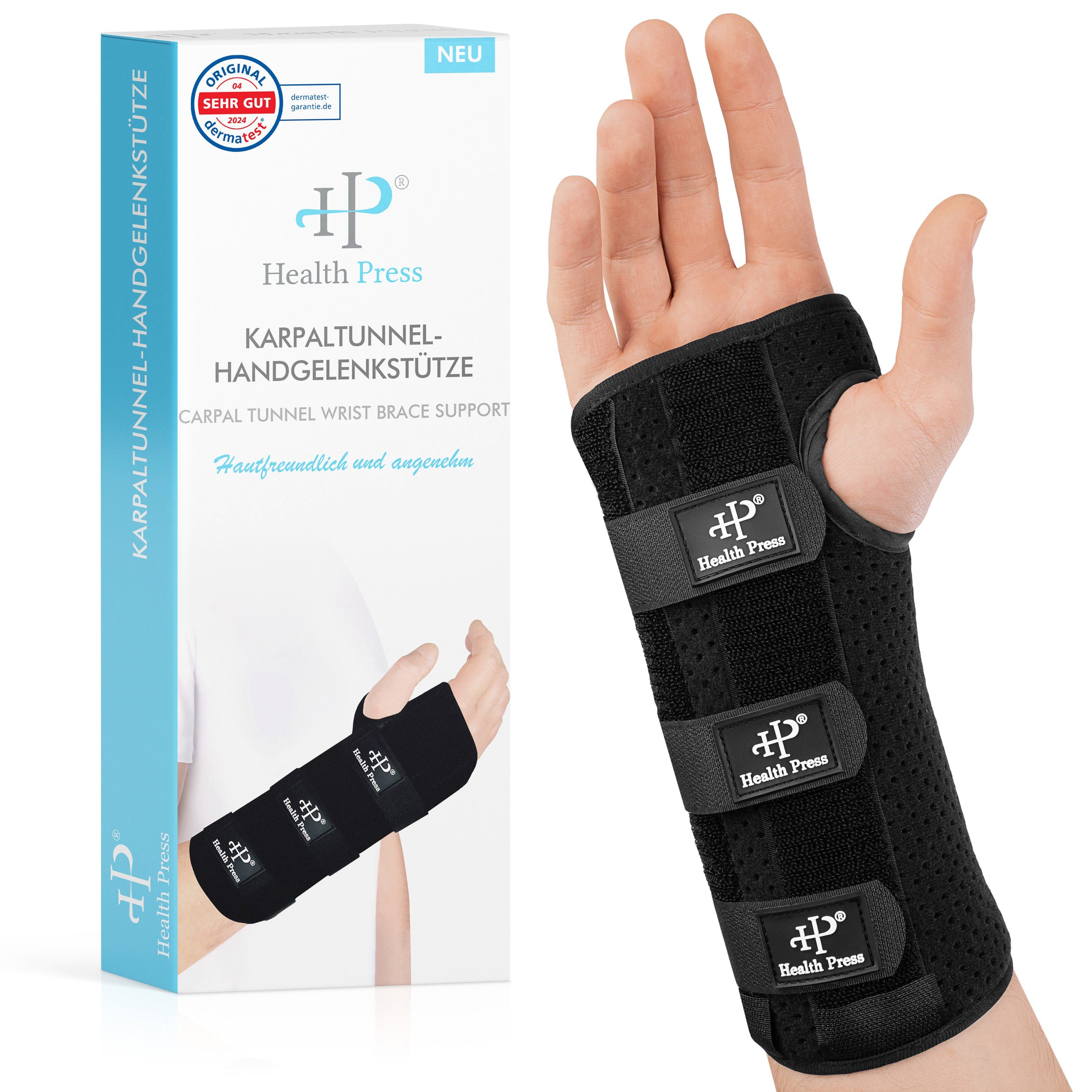 Health Press Handgelenkbandage Karpaltunnelbandage