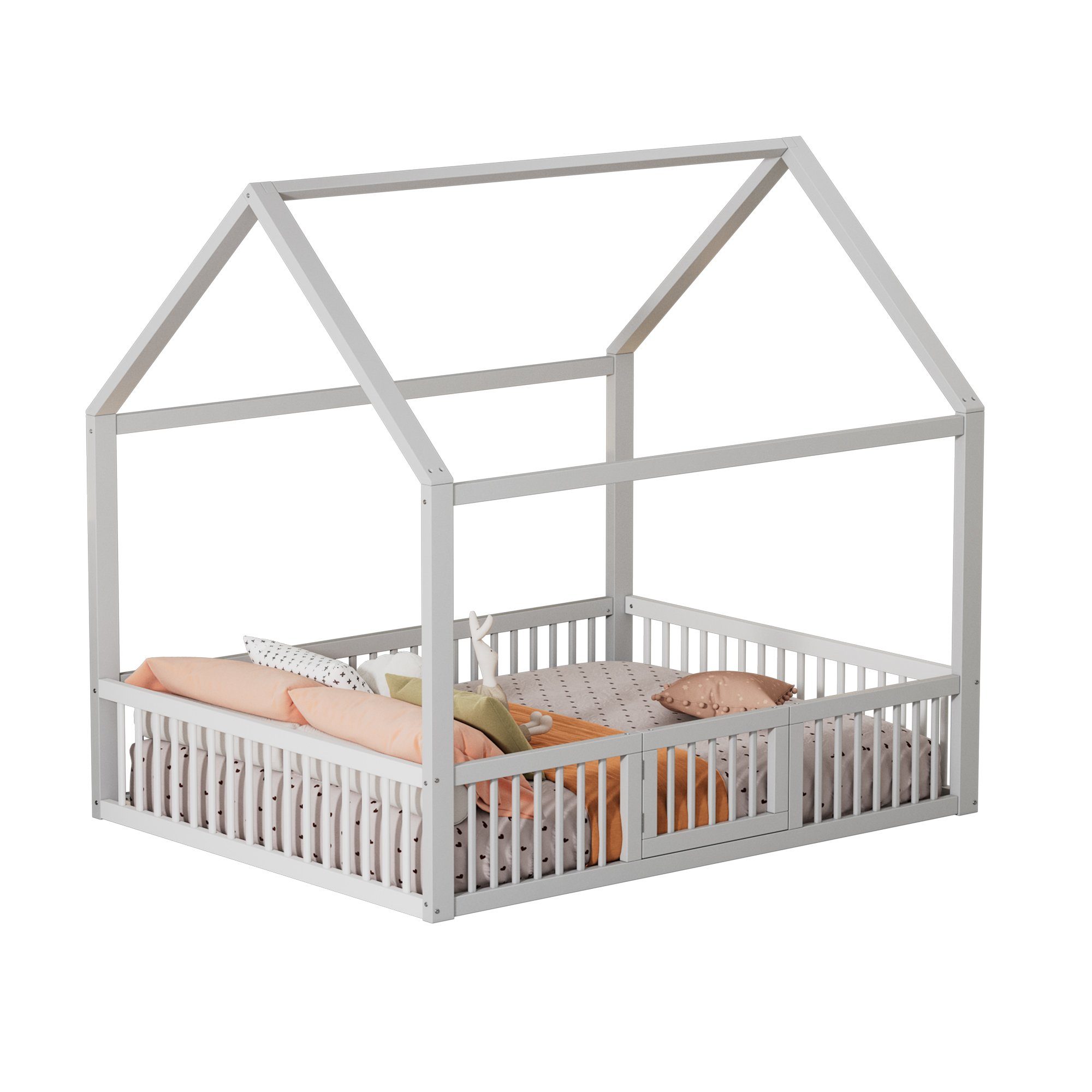 HAUSS SPOLE Kinderbett 140*200cm mit Türchen günstig online kaufen